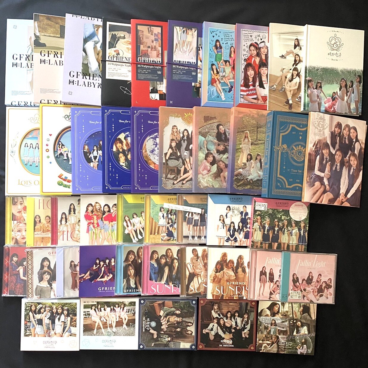 Gfriend album time for us The Moon Night sunny summer LOL rainbow Snow Flake