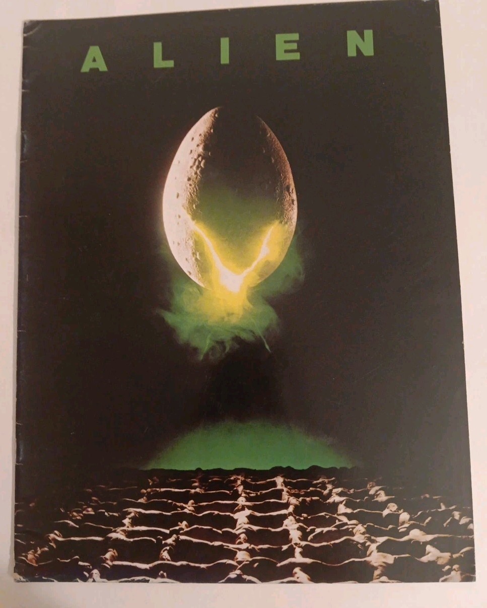 Alien Movie Original 1979 Premiere Souvenir Program Book Booklet color horror