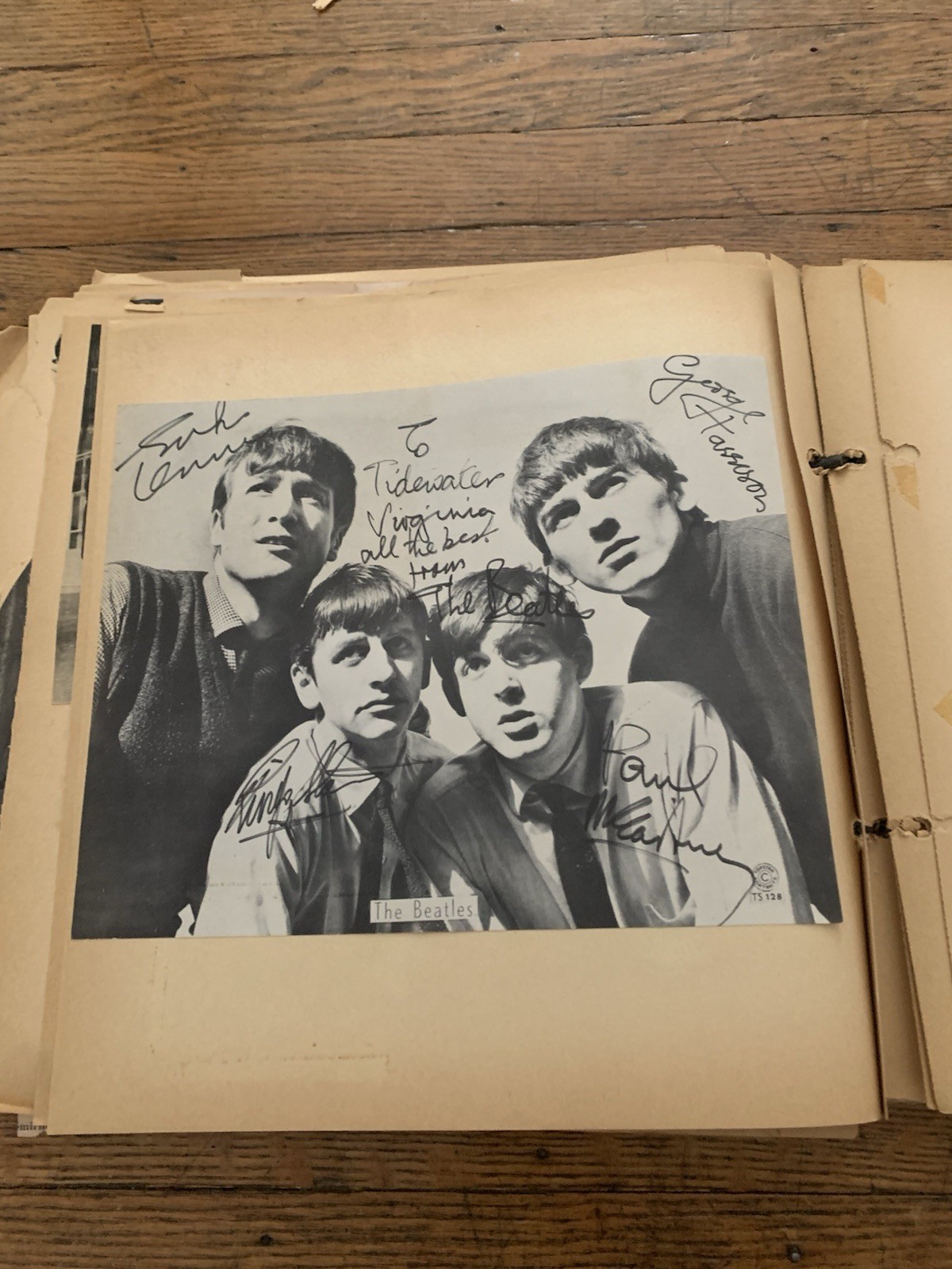 Beatles Scrapbook Newspaper Clippings Magazine Ephemera Tidewater Virginia