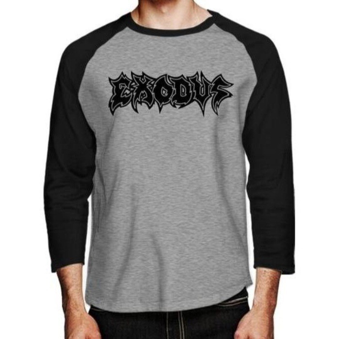 EXODUS – Metal Command Established 1979 Raglan T SHIRT Blk/Gry 3XL/XXXL slayer