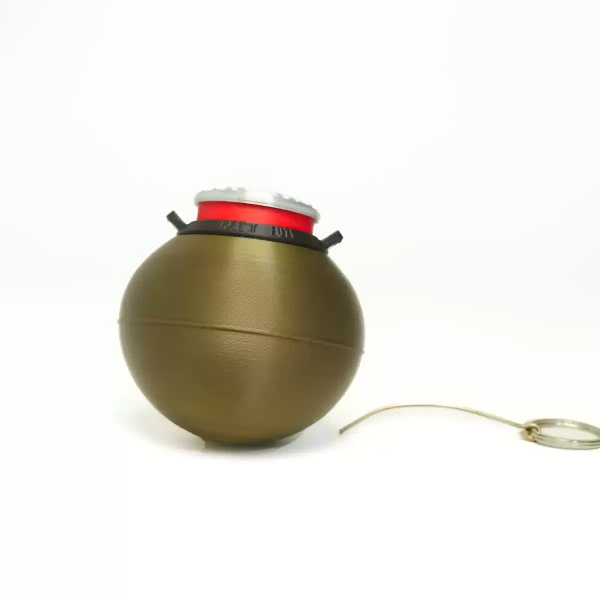 T13 Impact Hand Grenade 3D Printed Plastic Model Static Display Collectible