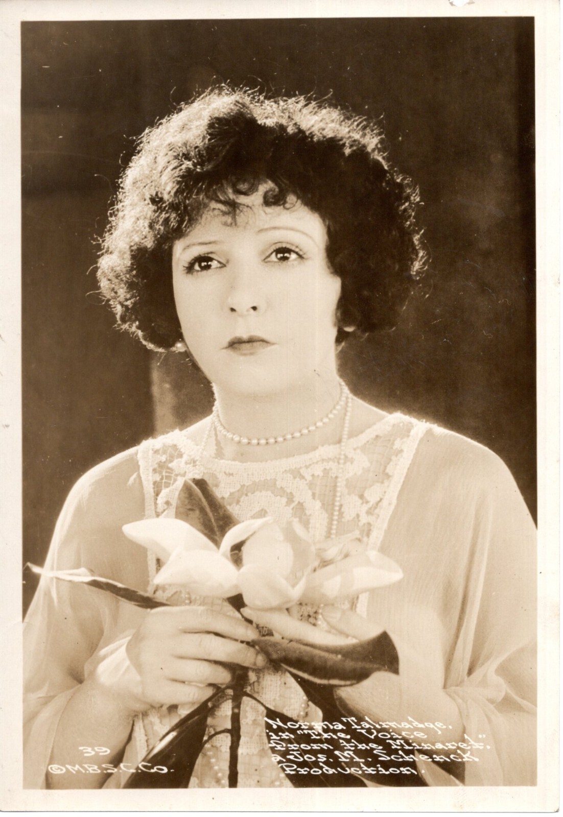 T6-80608 Original 1922 Movie Photo Actress Norma Talmadge Paramount by MBSC Co