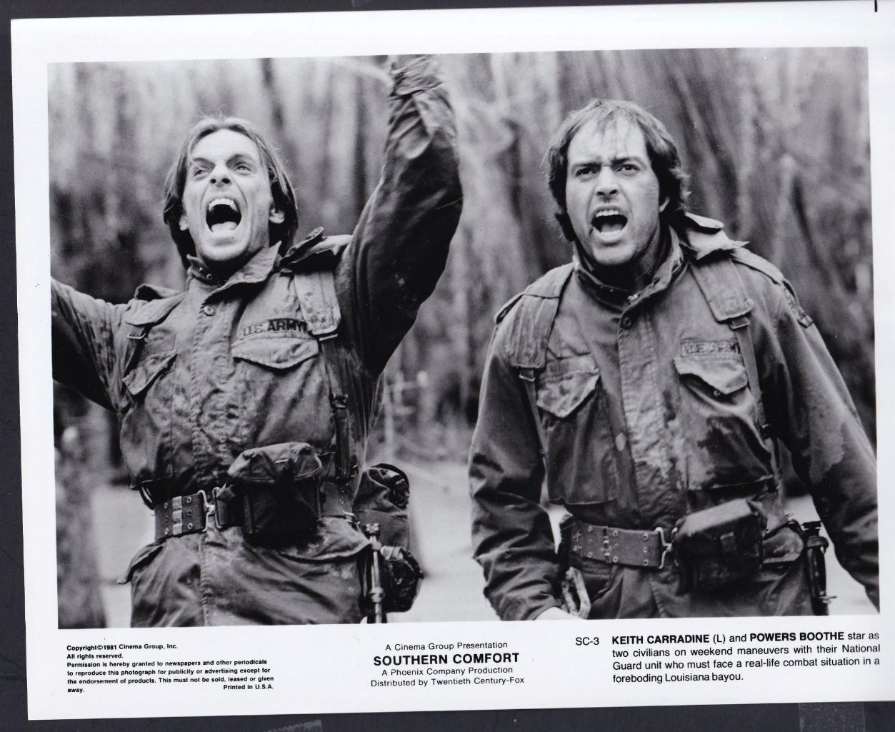 Keith Carradine Powers Boothe Southern Comfort 1981 original movie photo 47596