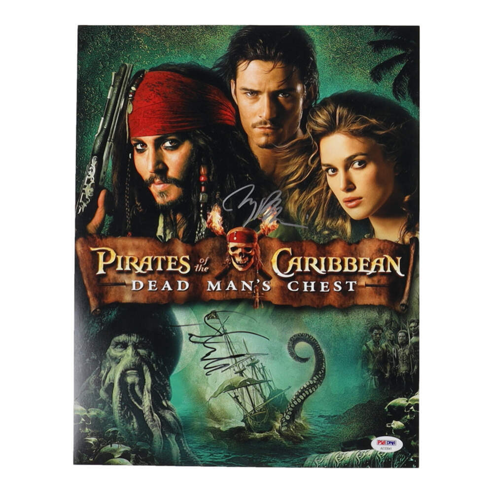 Jerry Bruckheimer & Gore Verbinski Signed (PSA) “Pirates of the Caribbean: Dead
