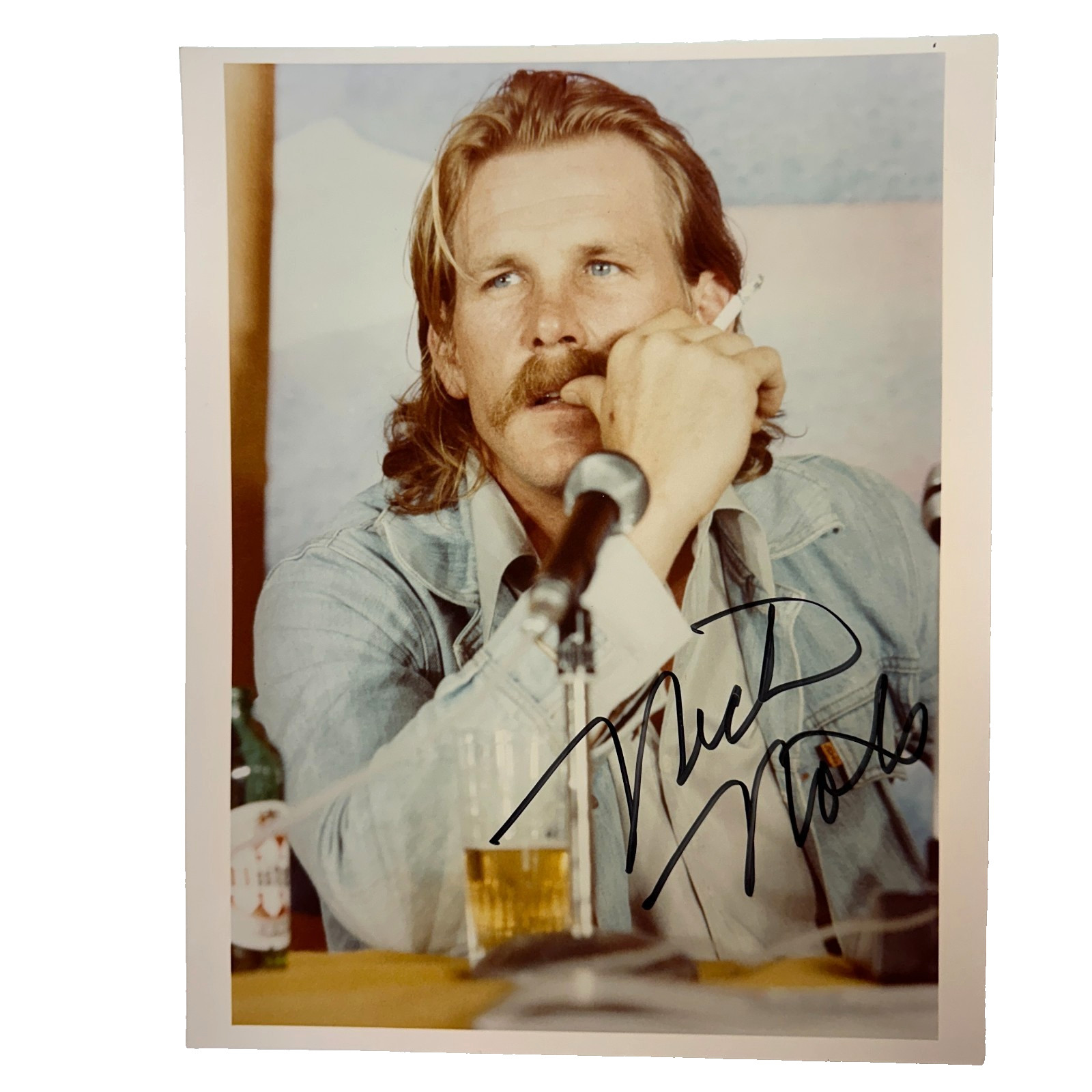 Nick Nolte Signed Photo Vintage Original 8 x 10 Color