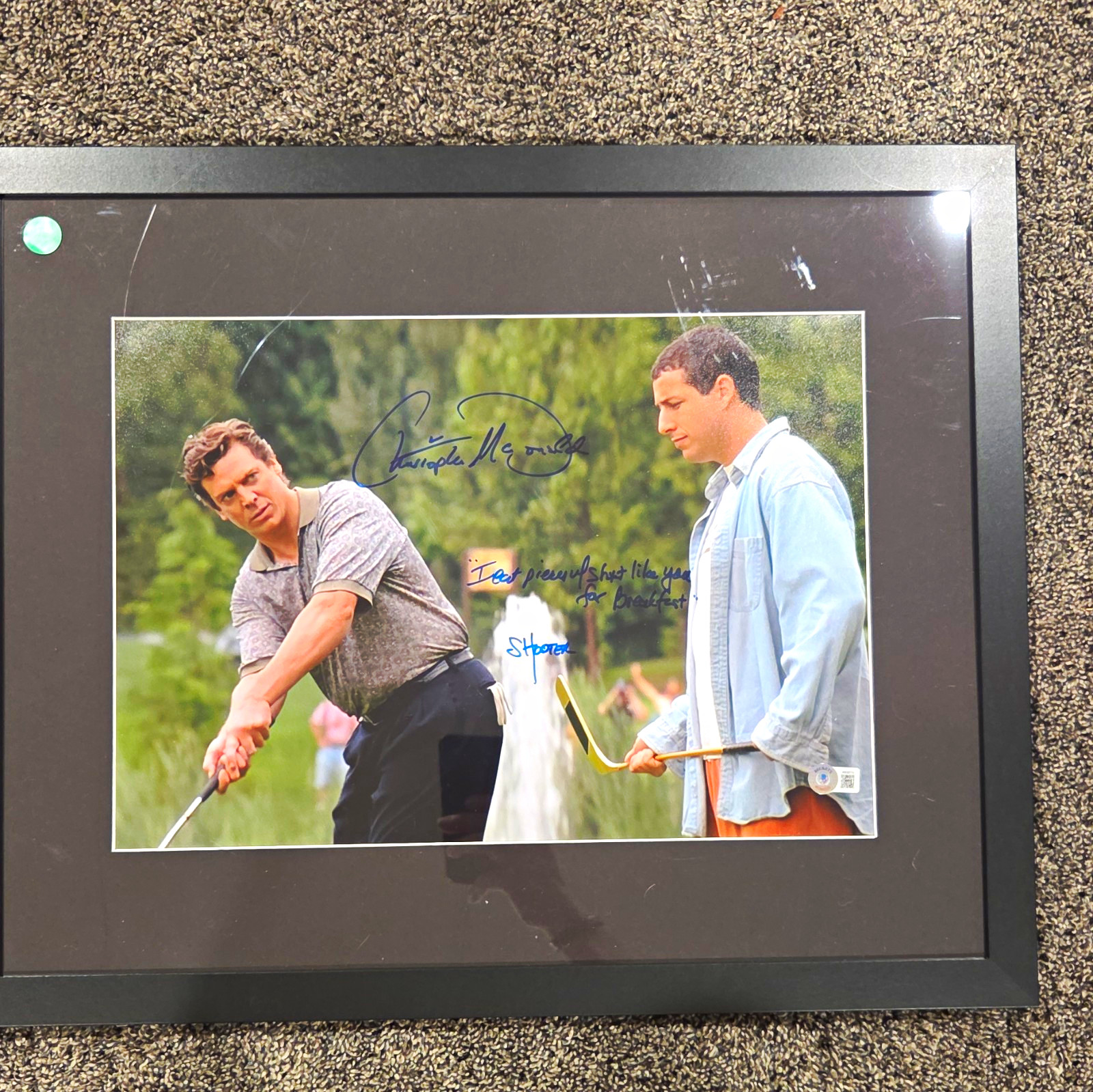Christopher McDonald Signed Happy Gilmore 8×10 Photo, Beckett Authenticated