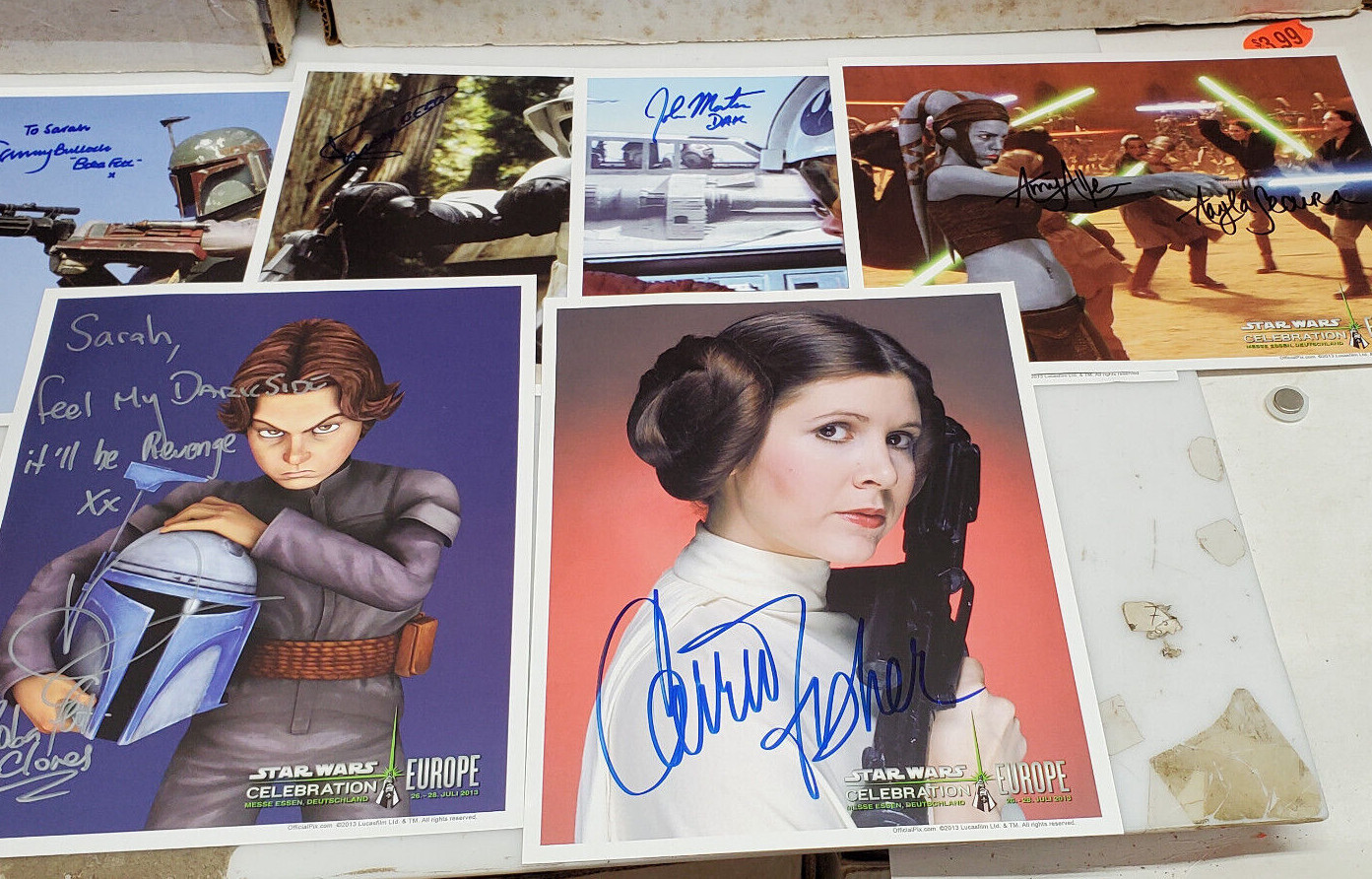 Star Wars Celebration Europe 2013 Autographed Photos-Your Choice (EBAU-1899)