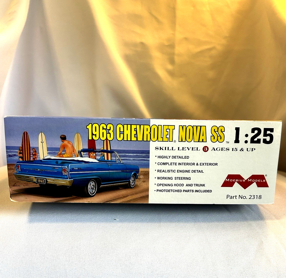 MOEBIUS Chevrolet 1963 NOVA SS Convertible model kit NEW in FACTORY BOX