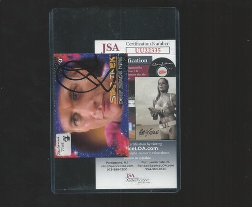 John De Lancie Star Trek Signed Trading Card Auto JSA Authenticated COA/LOA