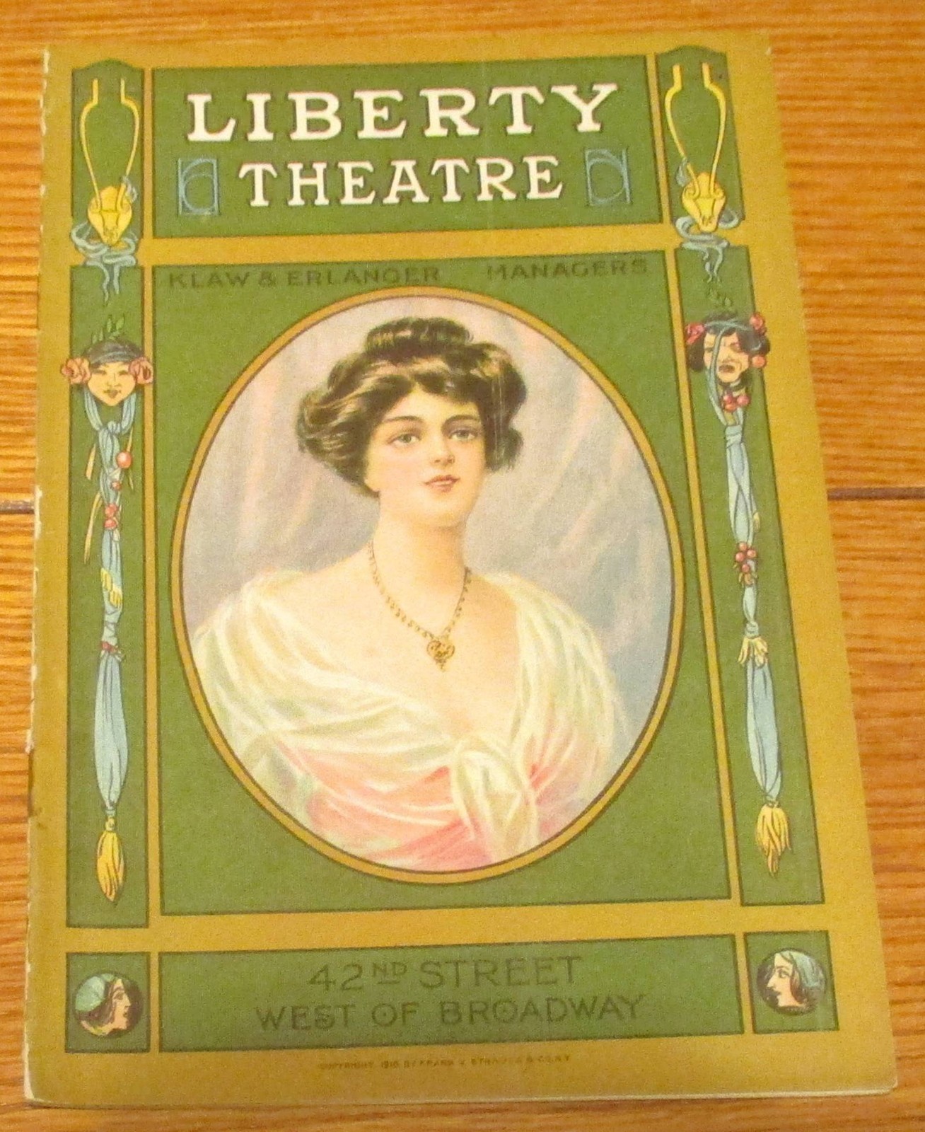 1912 Broadway Playbill “Milestones” starring Leslie Faber The Liberty Theatre