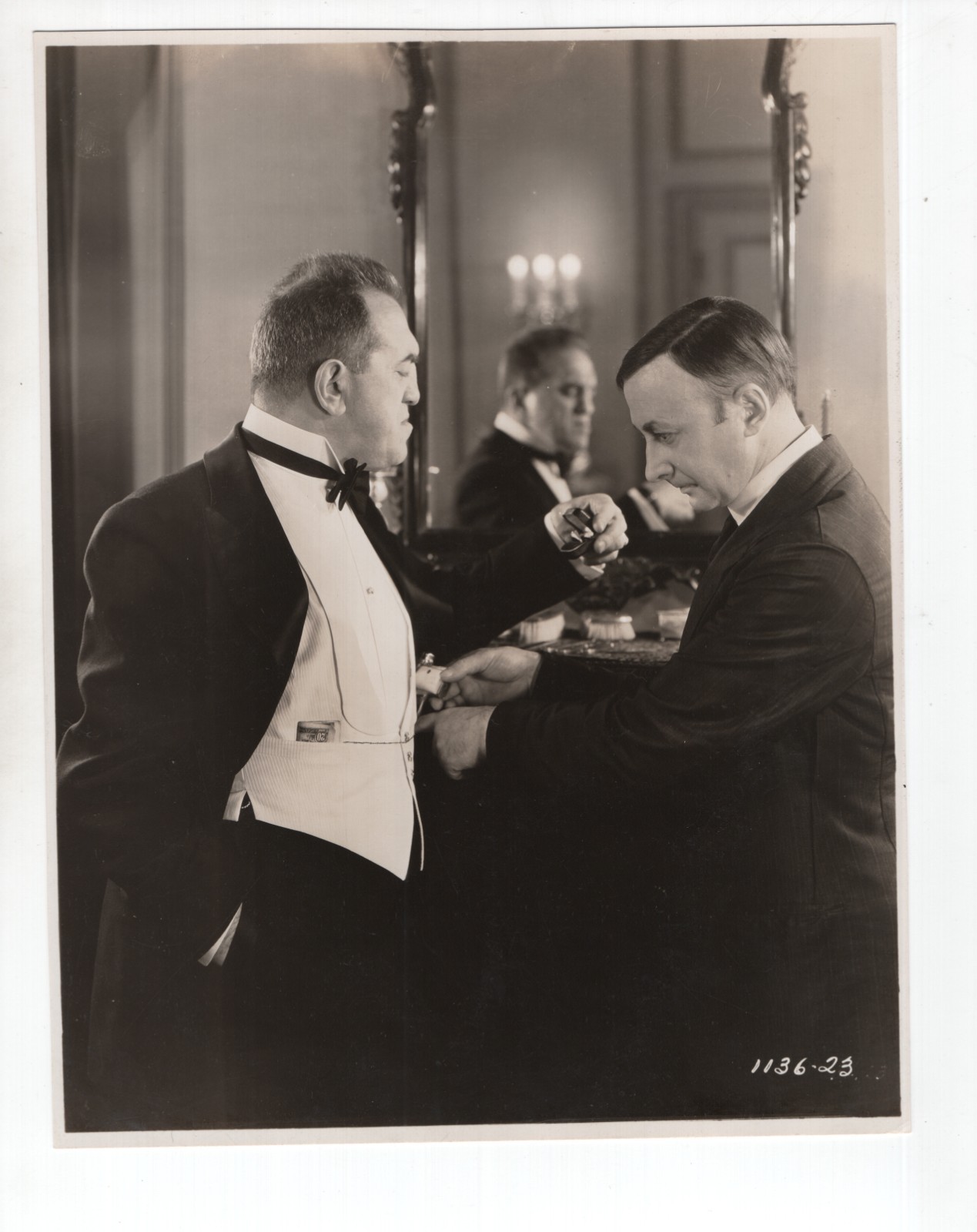 Louis Wolheim The Racket 1928 Silent Orig Linen Back 7.5×9.5 Photo Gangster