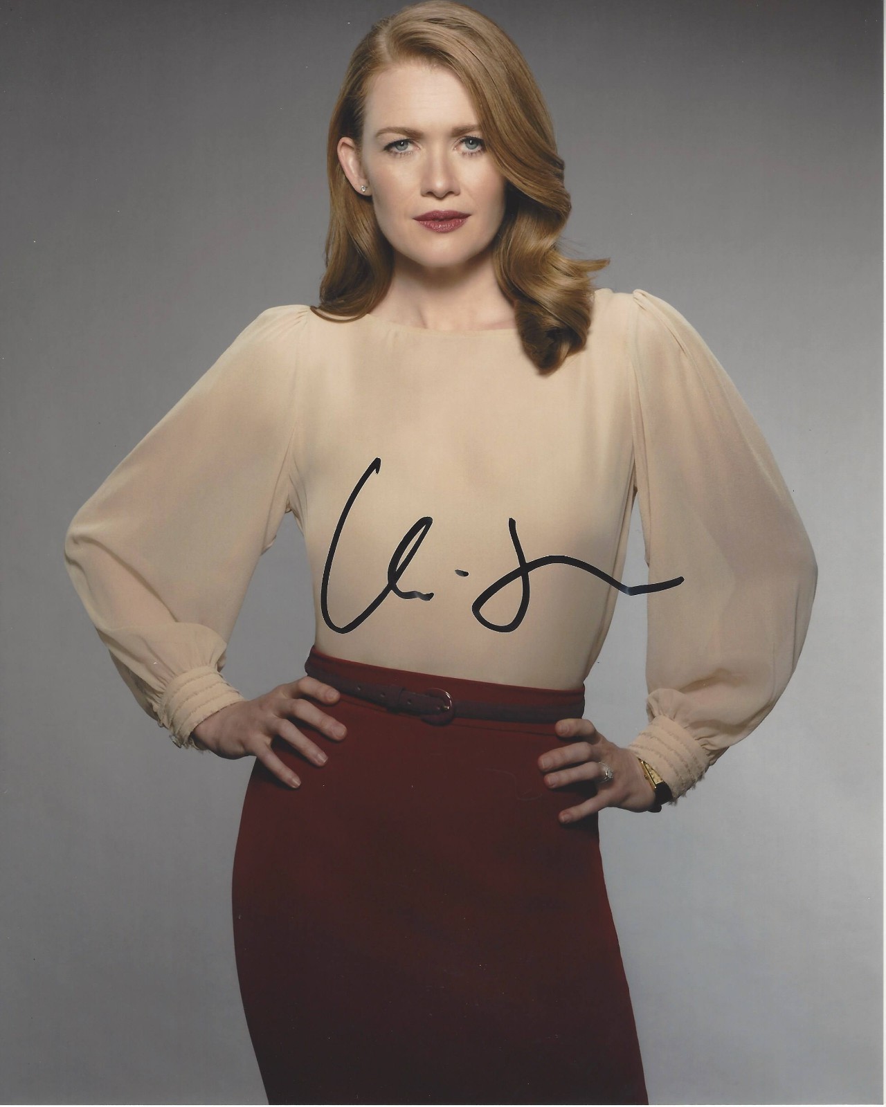 ACTRESS MIREILLE ENOS SIGNED 8X10 PHOTO B W/COA THE KILLING CATCH WORLD WAR Z