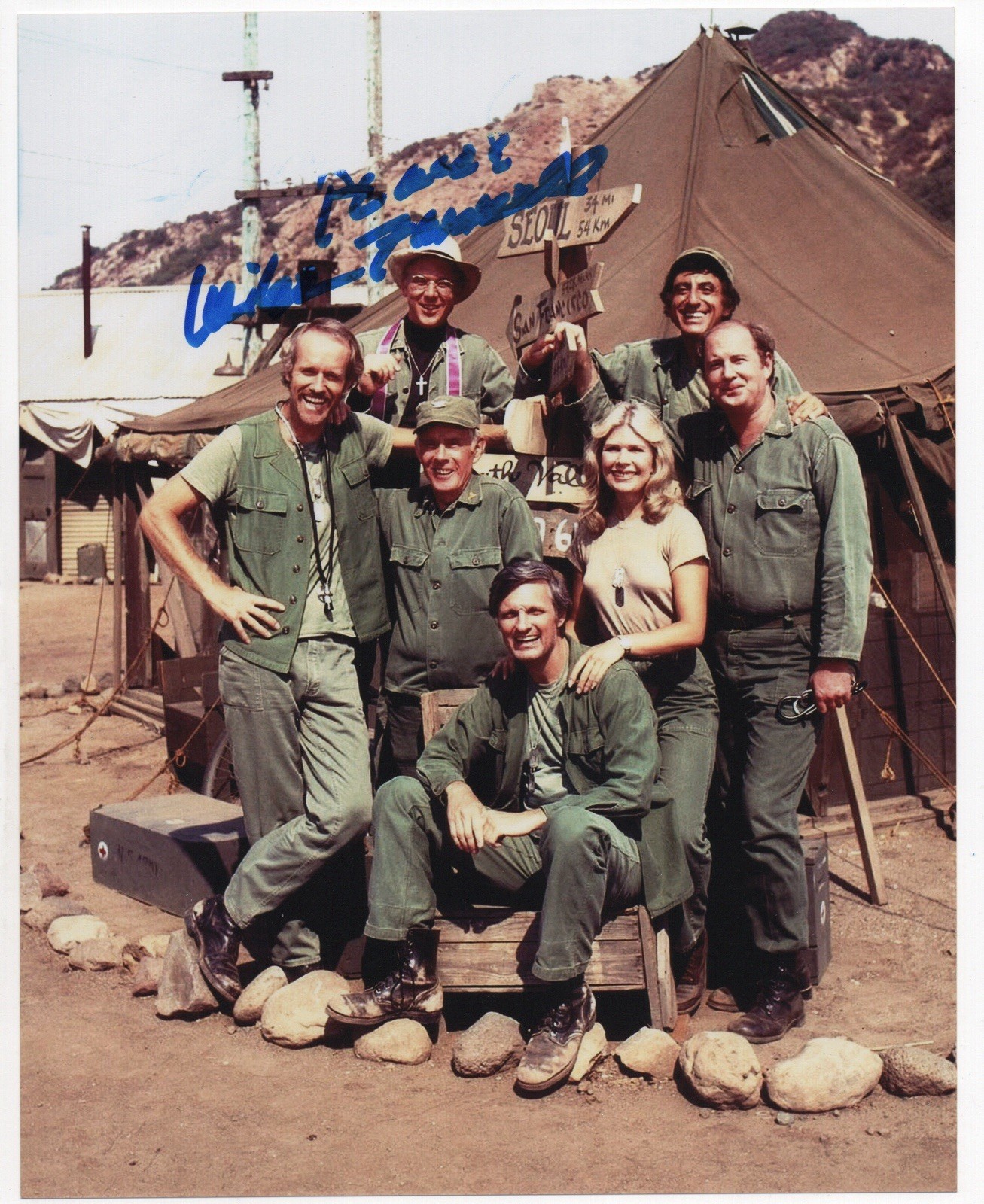 Mike Farrell signed autograph 8×10 Photo No COA Pass BAS PSA JSA MASH BJ *INR