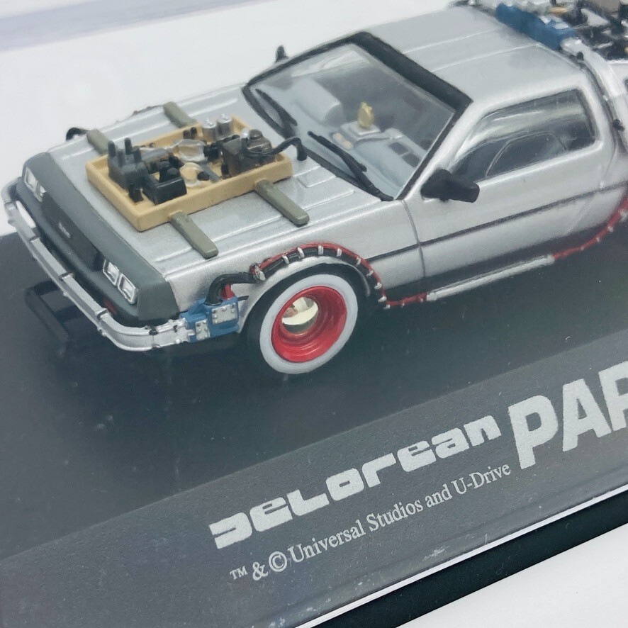 BACK TO THE FUTURE Part III 1/43 Scale Delorean DieCast Collection Figure SKYNET