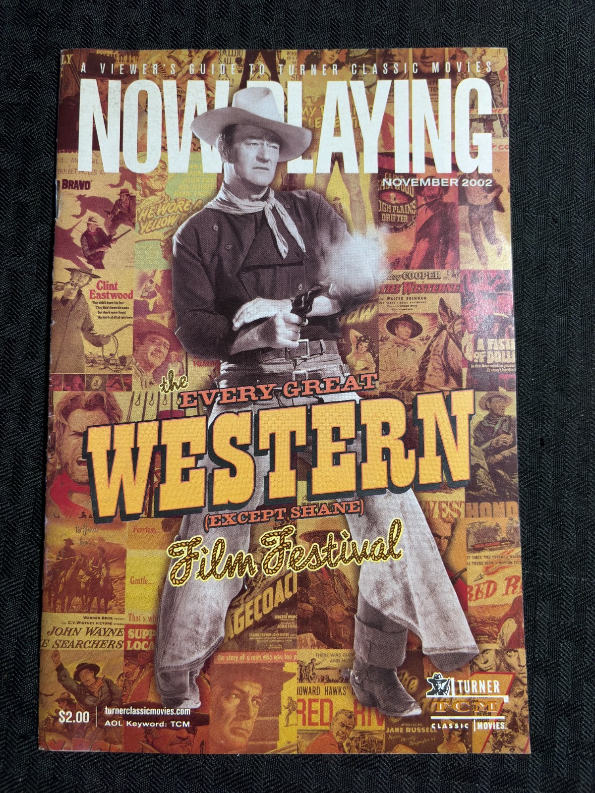 2002 Nov NOW PLAYING TCM Classic Movies Magazine FN+ 6.5 Western Film Festival