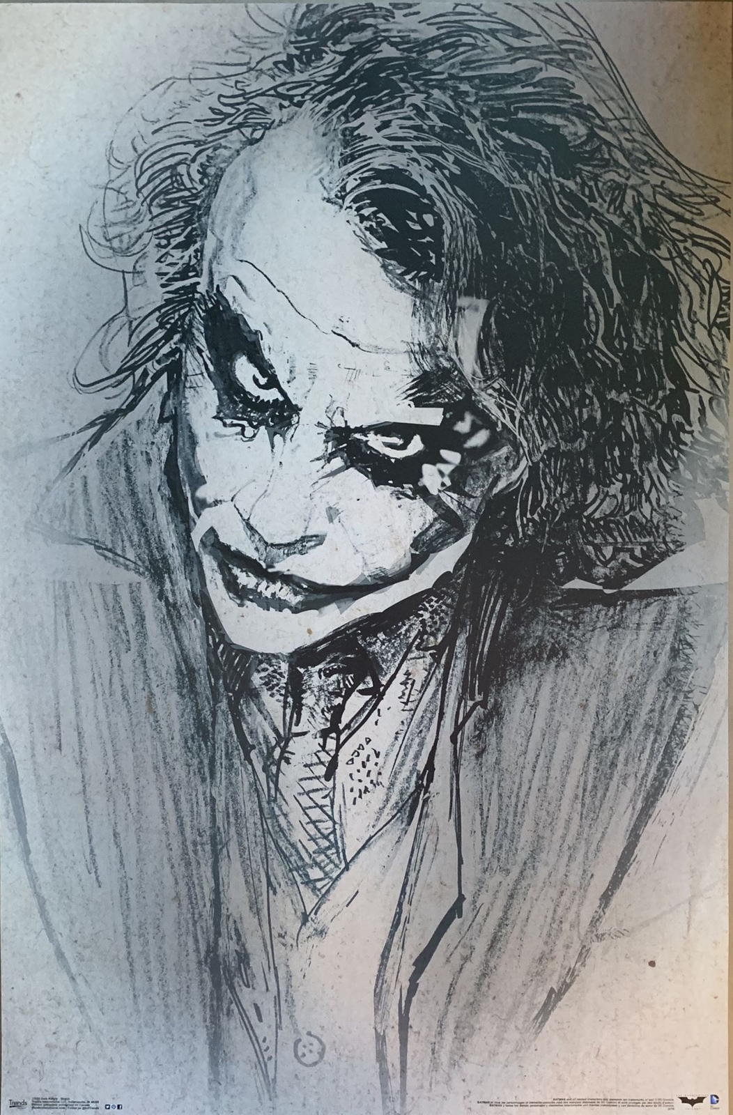 The Joker Sketch Poster 22 X 34