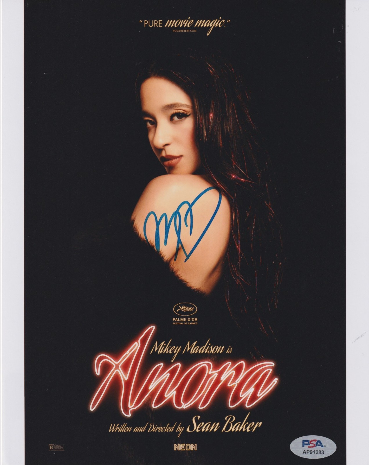 Mikey Madison (Anora) signed 8×10 photo PSA/DNA
