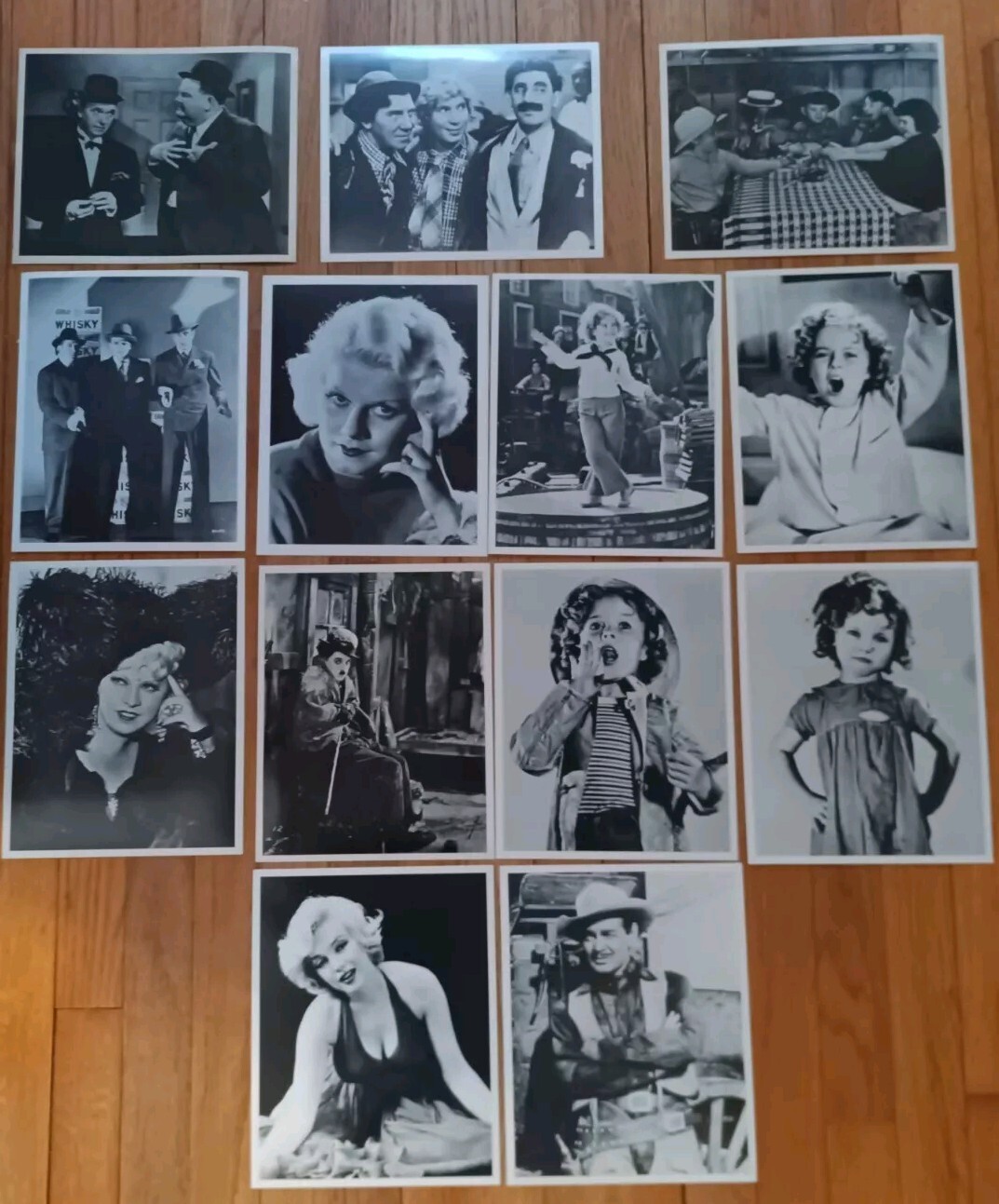 LOT OF VINTAGE HOLLYWOOD MOVIE STARS STUDIO GLOSSY PHOTOS MONROE GABLE & MORE