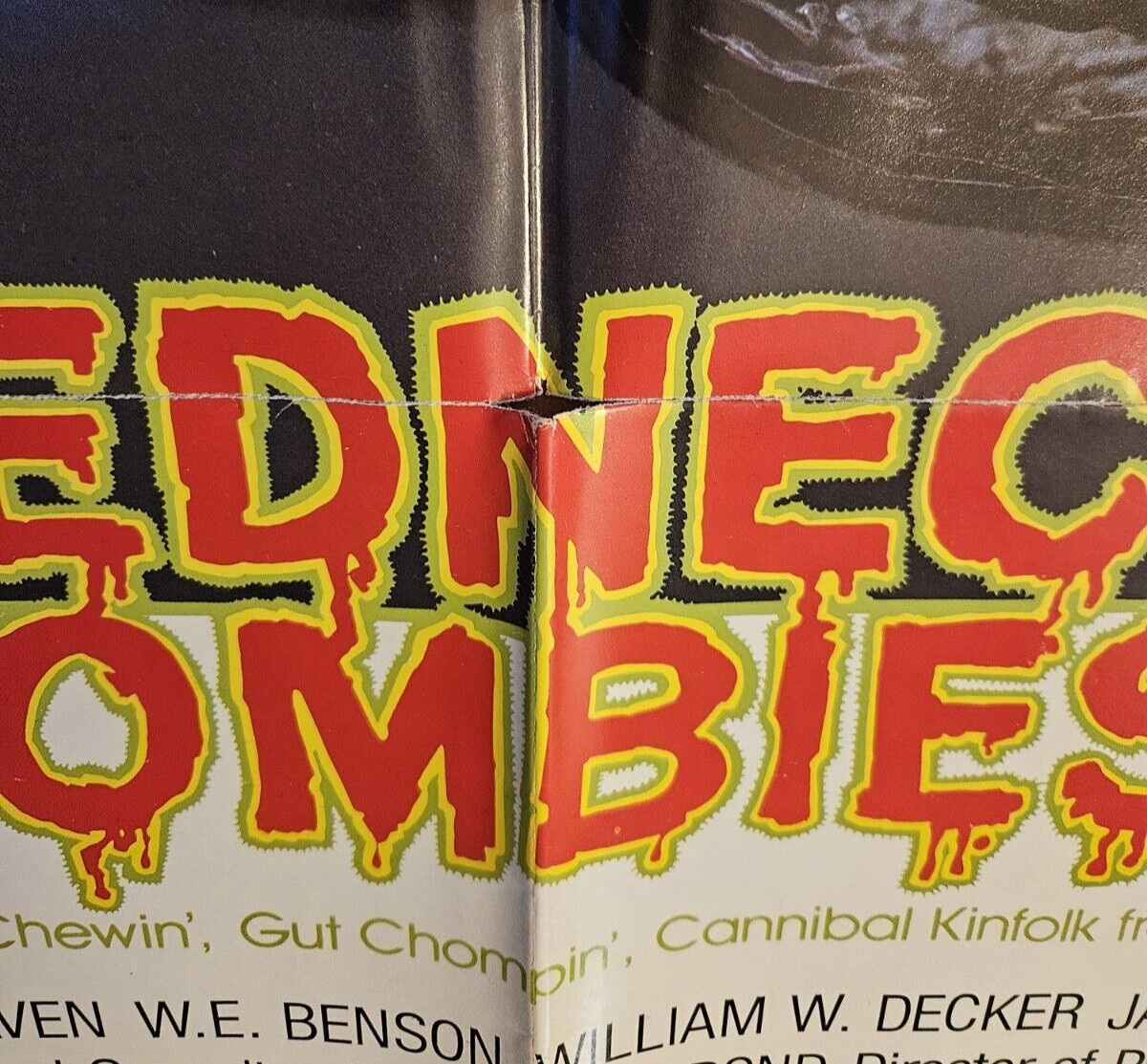💀 REDNECK ZOMBIES 1989 27½” x 41½” 1-sheet poster SS Troma trash hick zombies💀