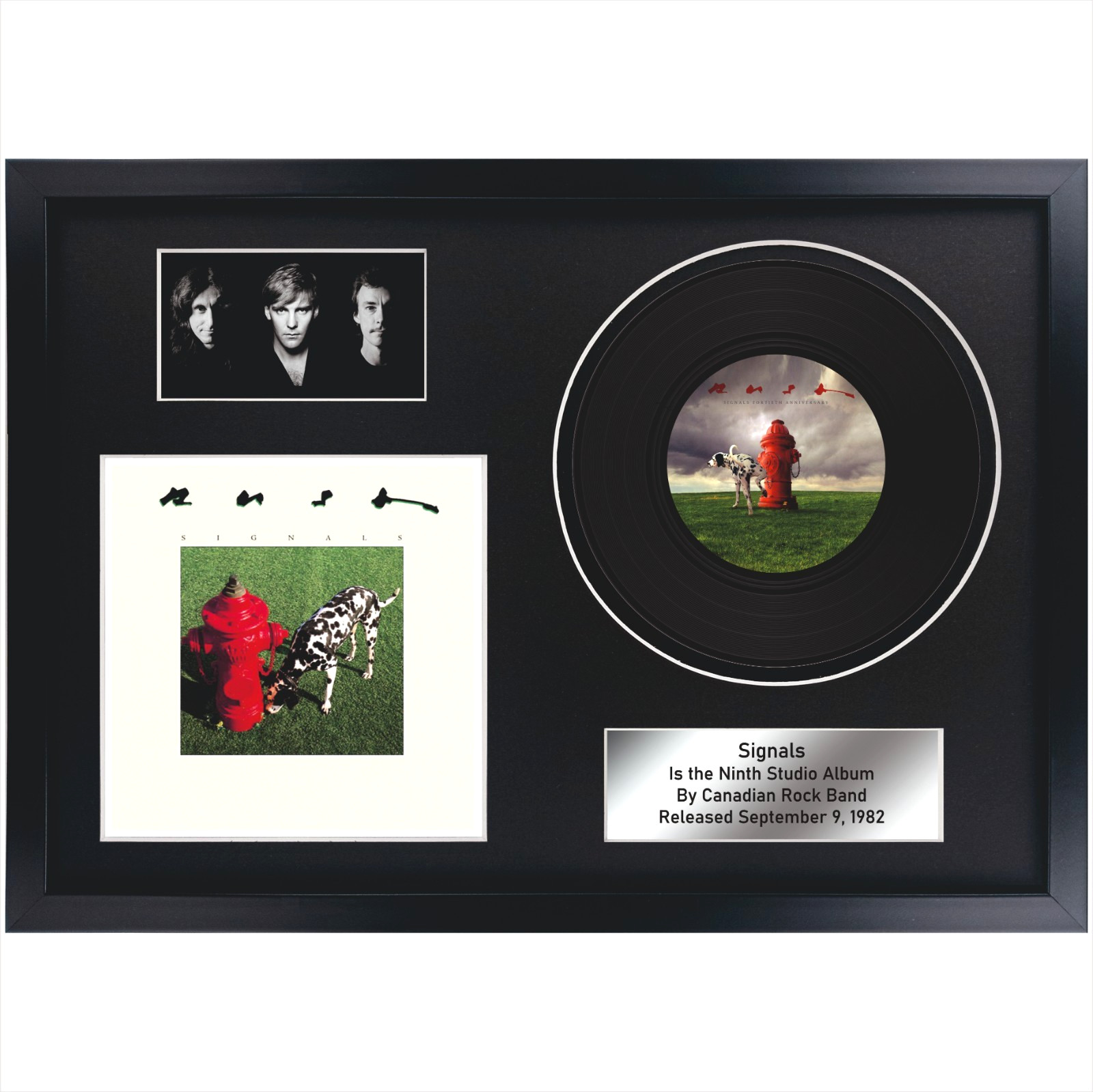 Rush – Permanent Waves / LP / Memorabilia / Souvenir in black frame / Rock