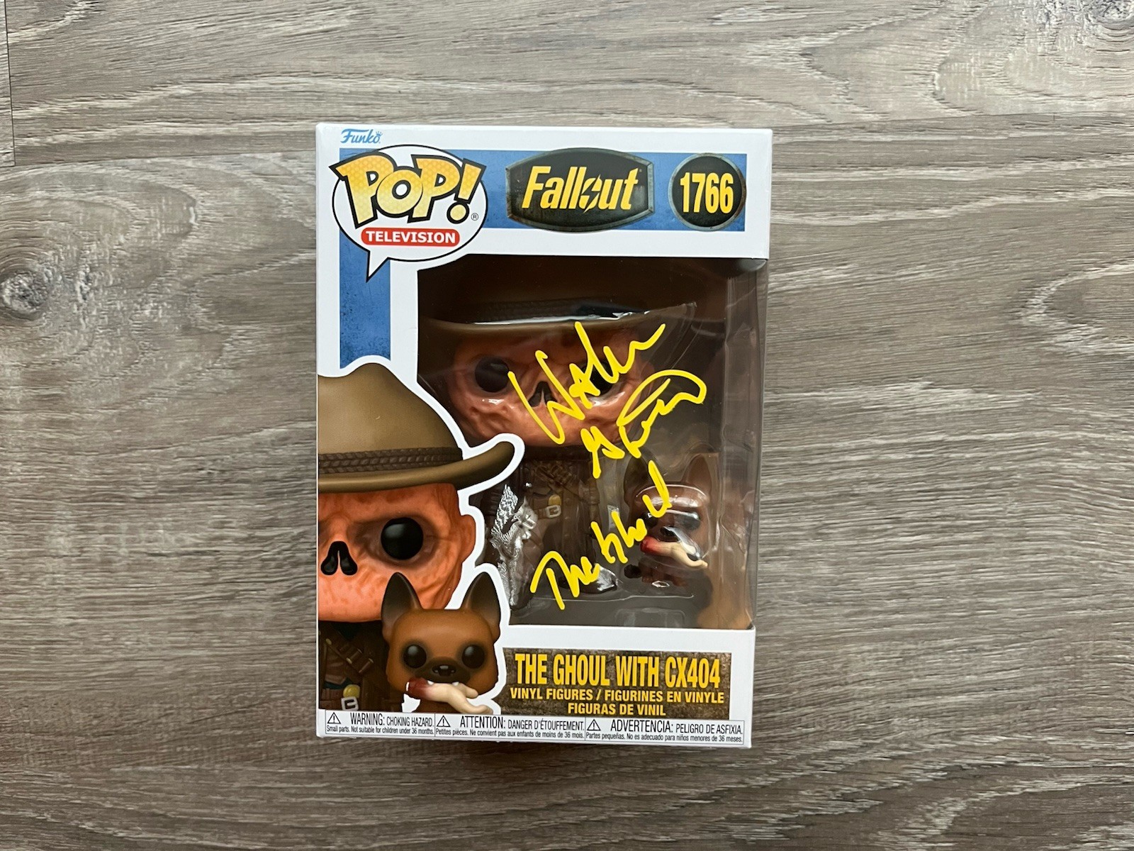 Walton Goggins Signed Ghoul Fallout Funko Pop JSA COA CX404 #1766