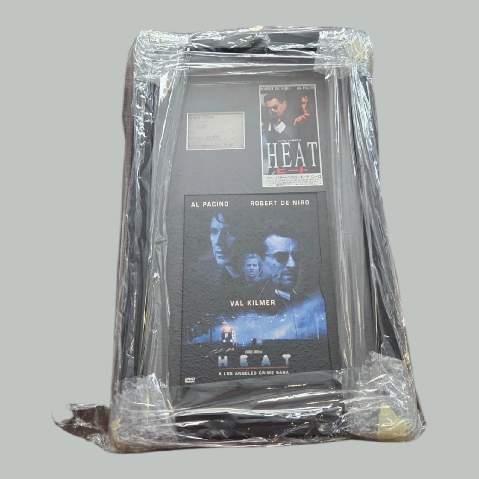 Heat Professionally Framed DVD + Ticket Stub & Japan Mini Poster De Niro Kilmer