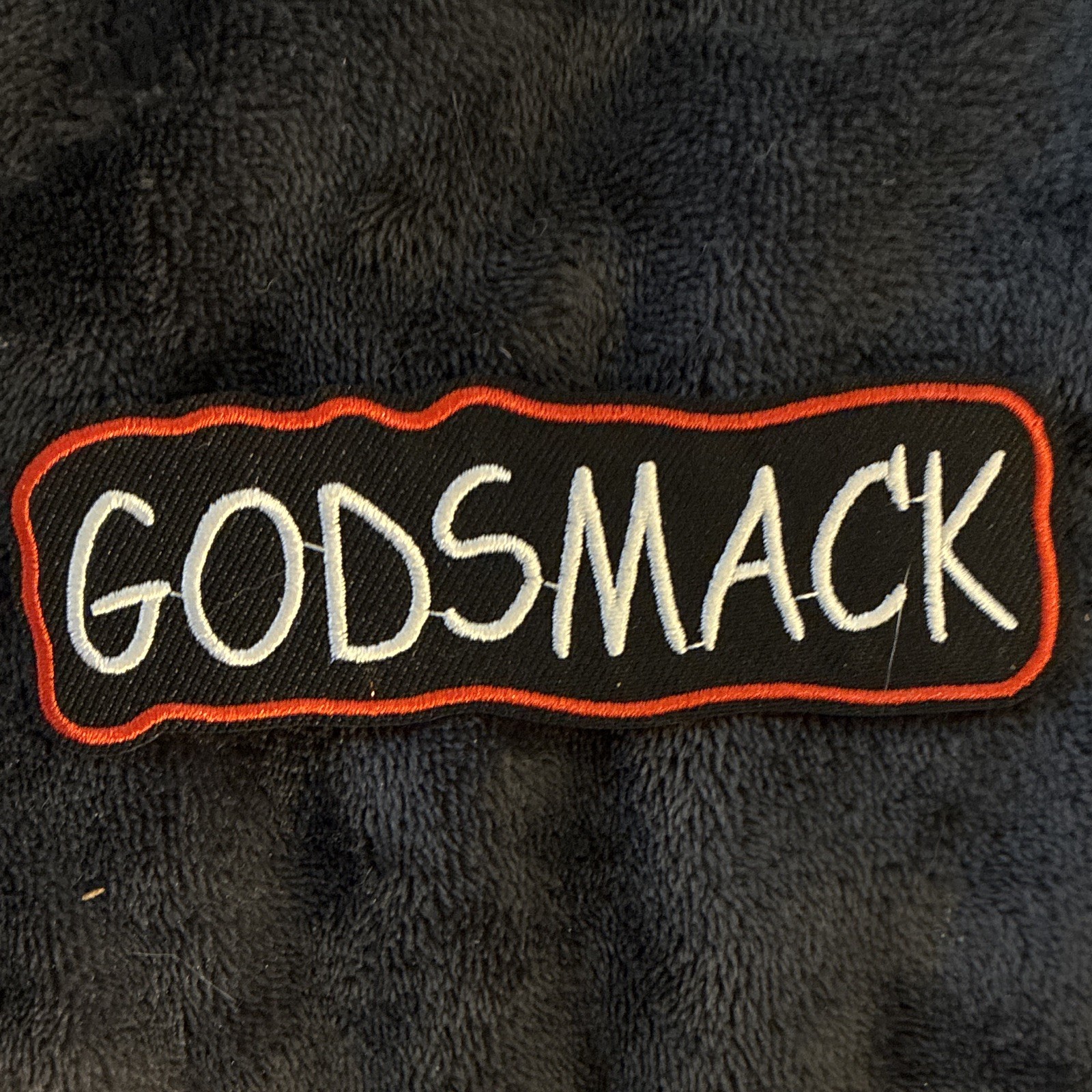Godsmack Embroidered Logo Patch – Black White Red Rock & Pop Band