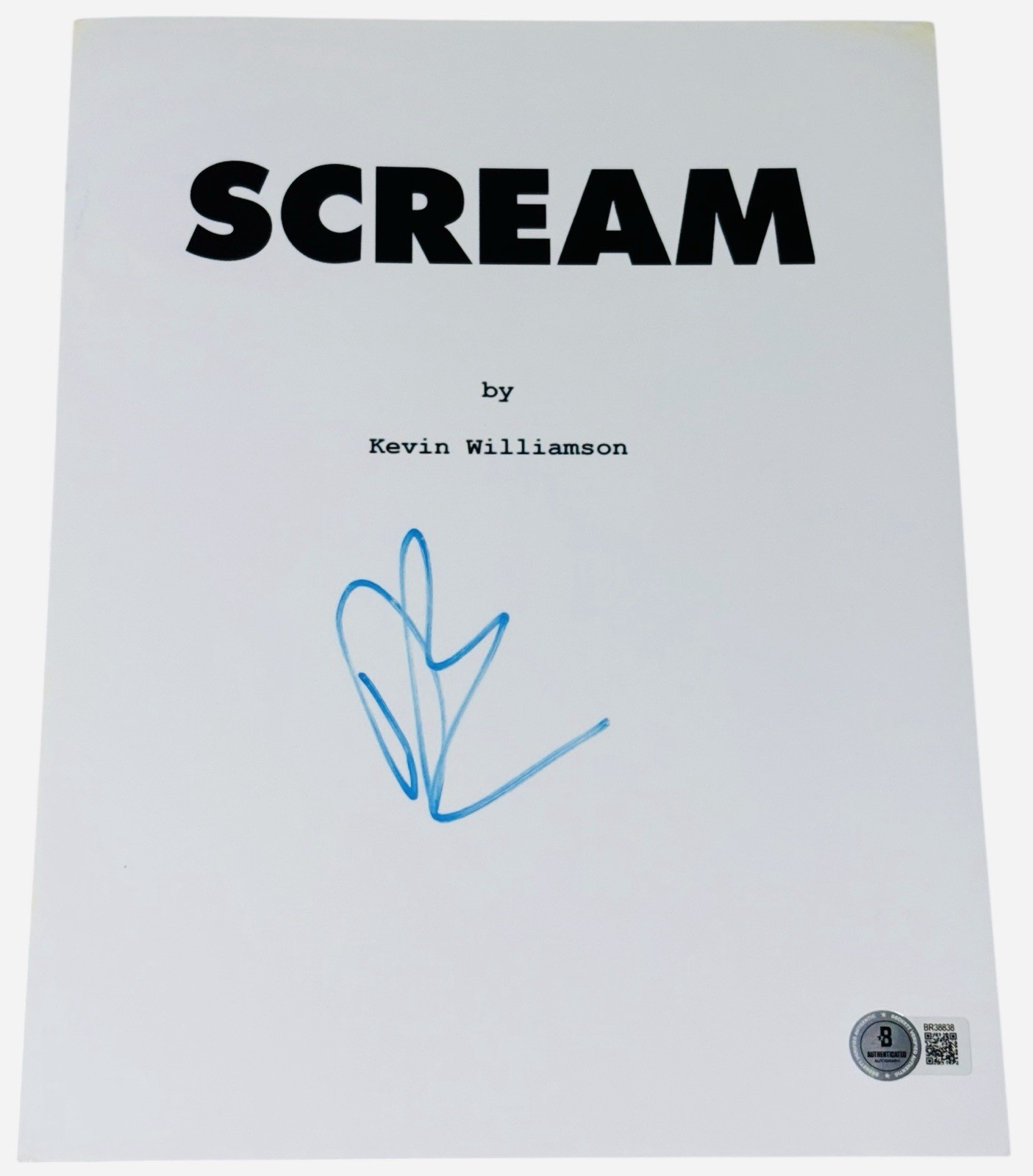 Drew Barrymore Signed Autograph Scream Full Movie Script Screenplay Beckett BAS