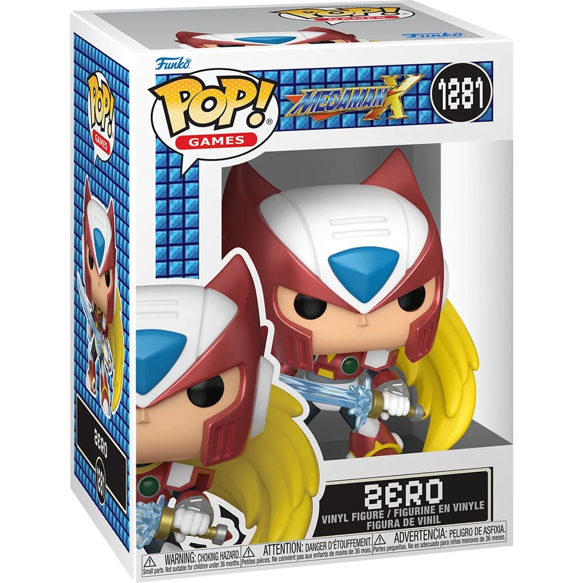 Mega Man X-Vinyl Figure-Zero-Funko-POP! Games-#1281-Licensed-New In Box