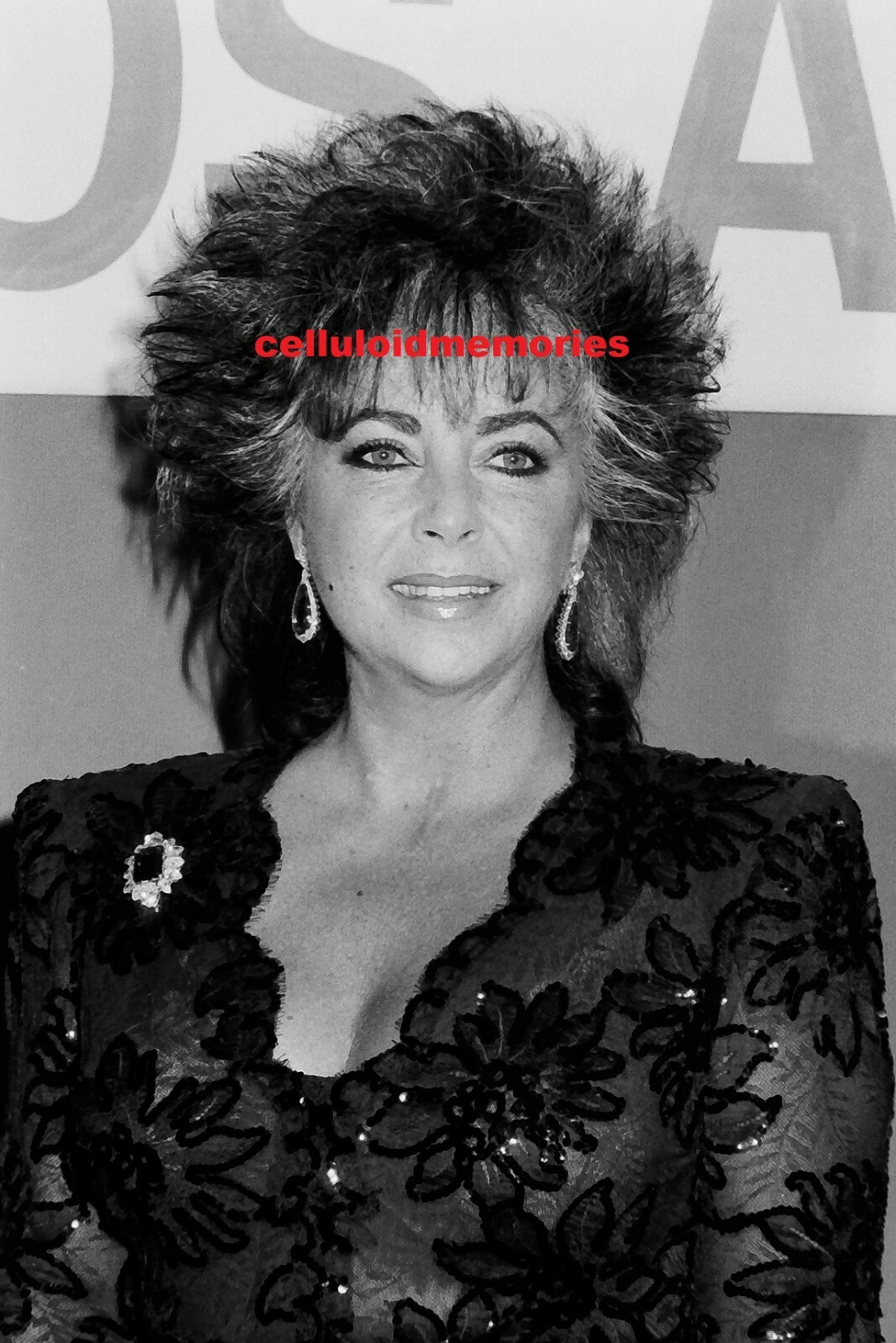 Original 35mm Negative Elizabeth Liz Taylor AIDS Benefit 9-19-85 # 2