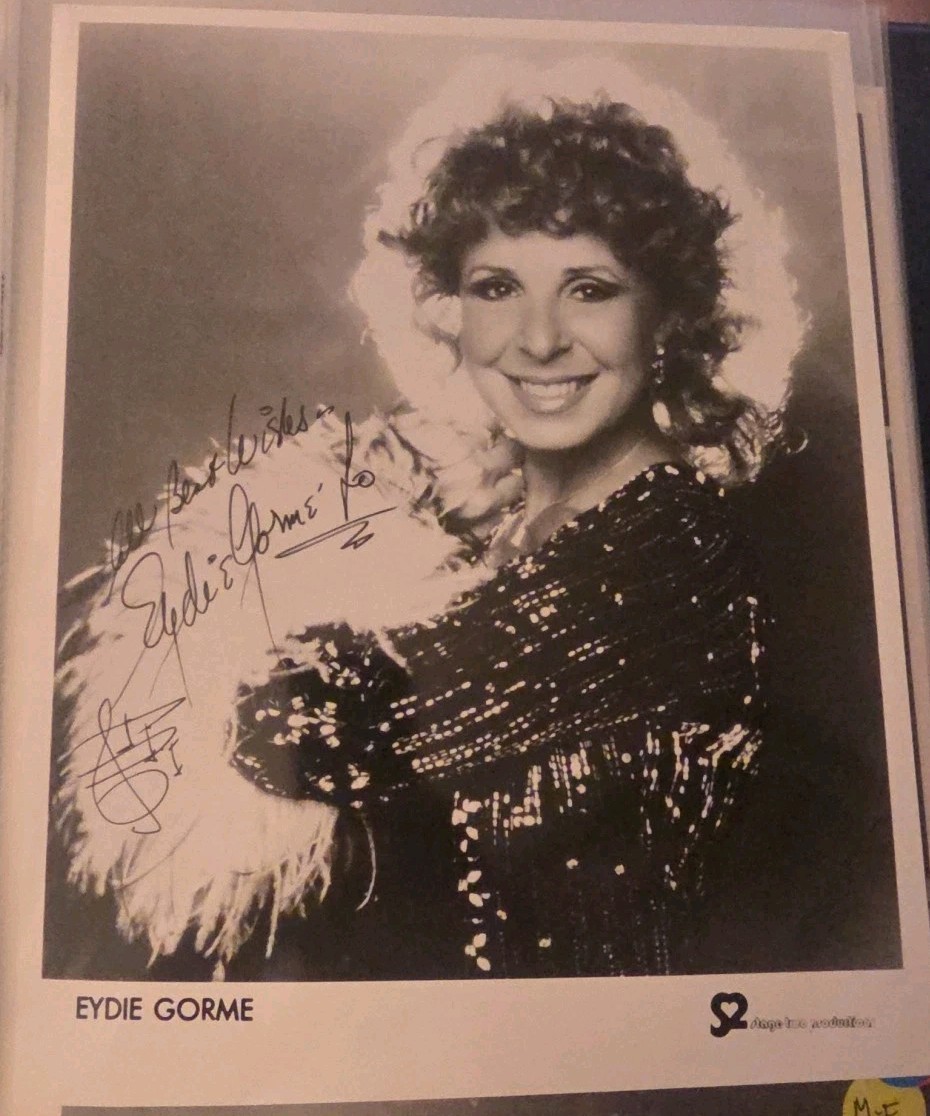 Eydie Gorme Signed 8×10 Photo Autographed Vintage Singer Pop Rock Latin