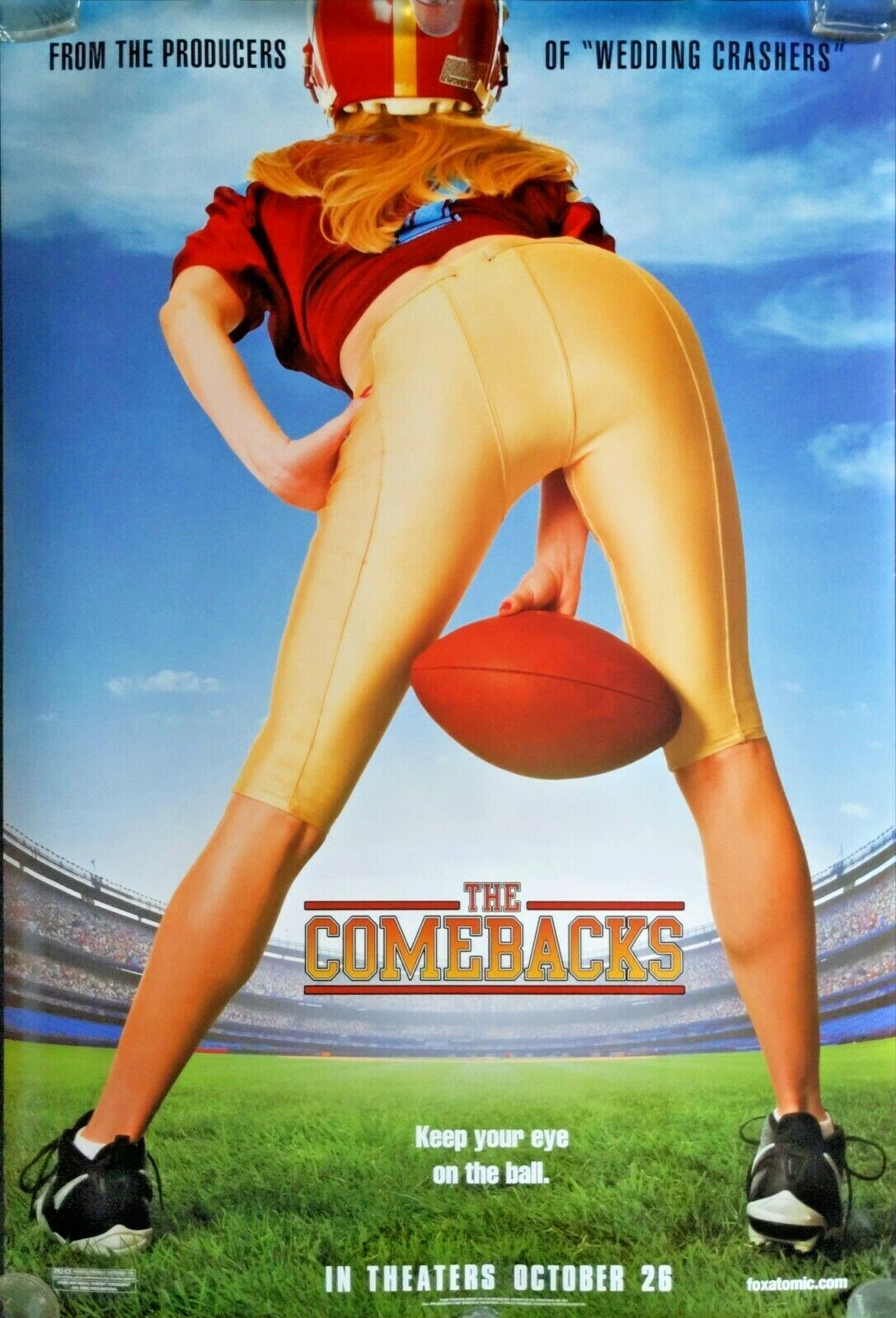The Comebacks 2007 Original Movie Theater Poster D/S 27×40 Rolled in Sleeve