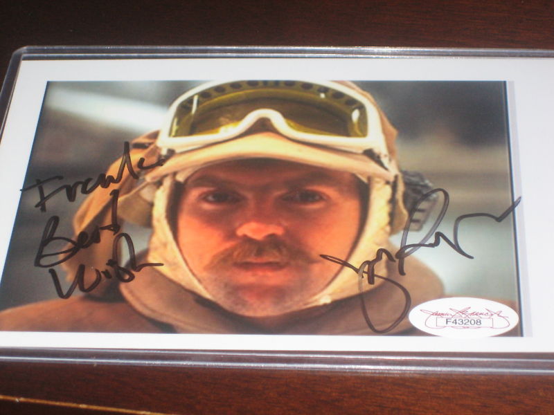 JOHN RATZENBERGER STAR WARS SIGNED 4X6 PHOTO JSA RARE