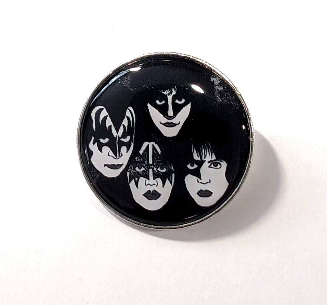 KISS – Band Members Death Metal Badge – Enamel Pin – Heavy Metal Punk Brooch Pin