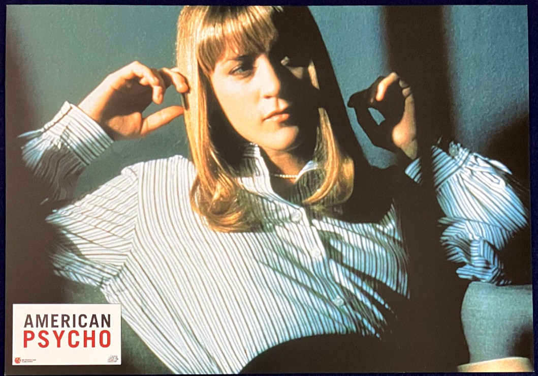 AMERICAN PSYCHO Original Movie Lobby Card Poster Chloë Sevigny Cult Horror