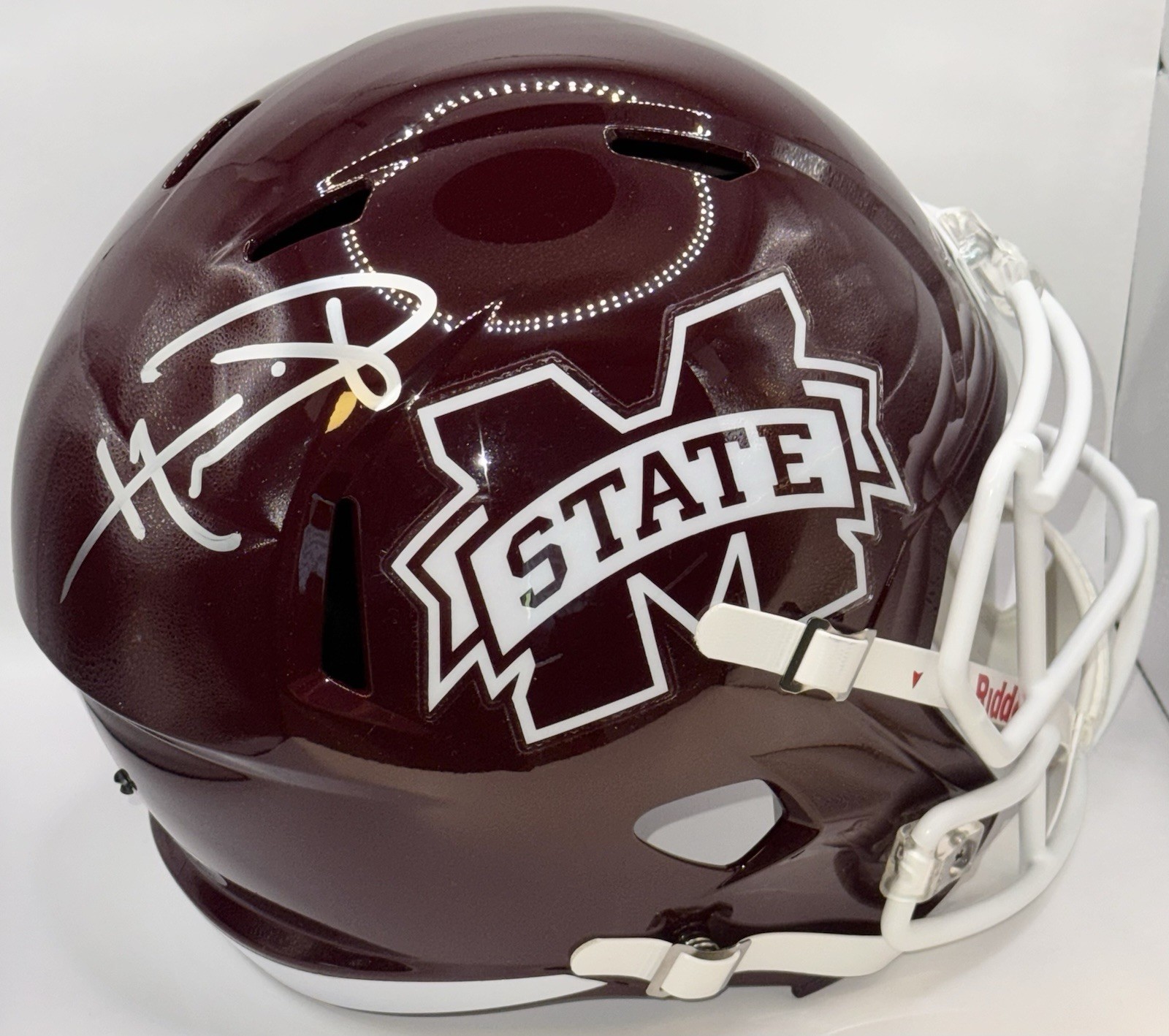 Hardy Signed Autographed Mississippi State Full Size Helmet PSA/DNA COA