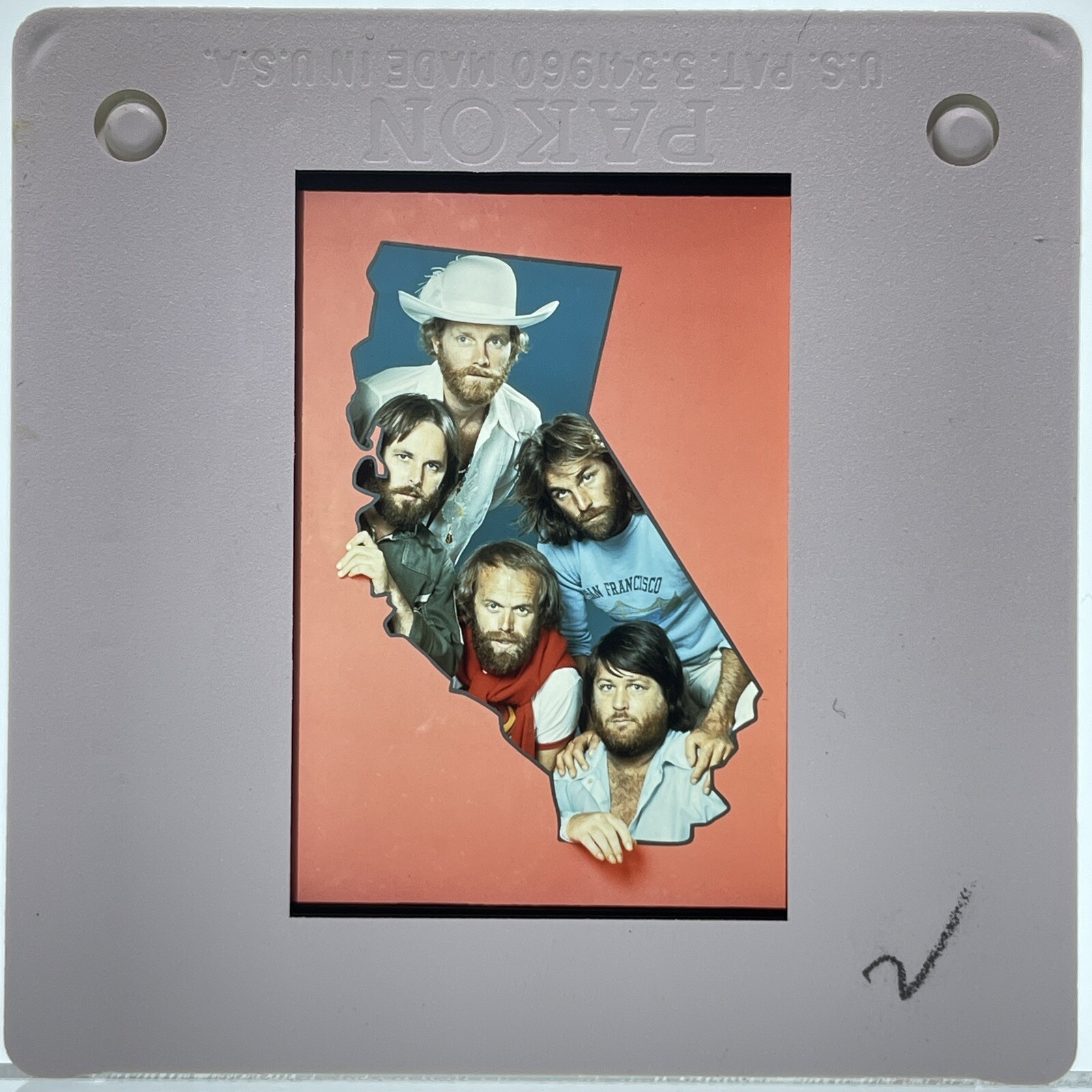 35mm Slide The Beach Boys Band Publicity Promo #1