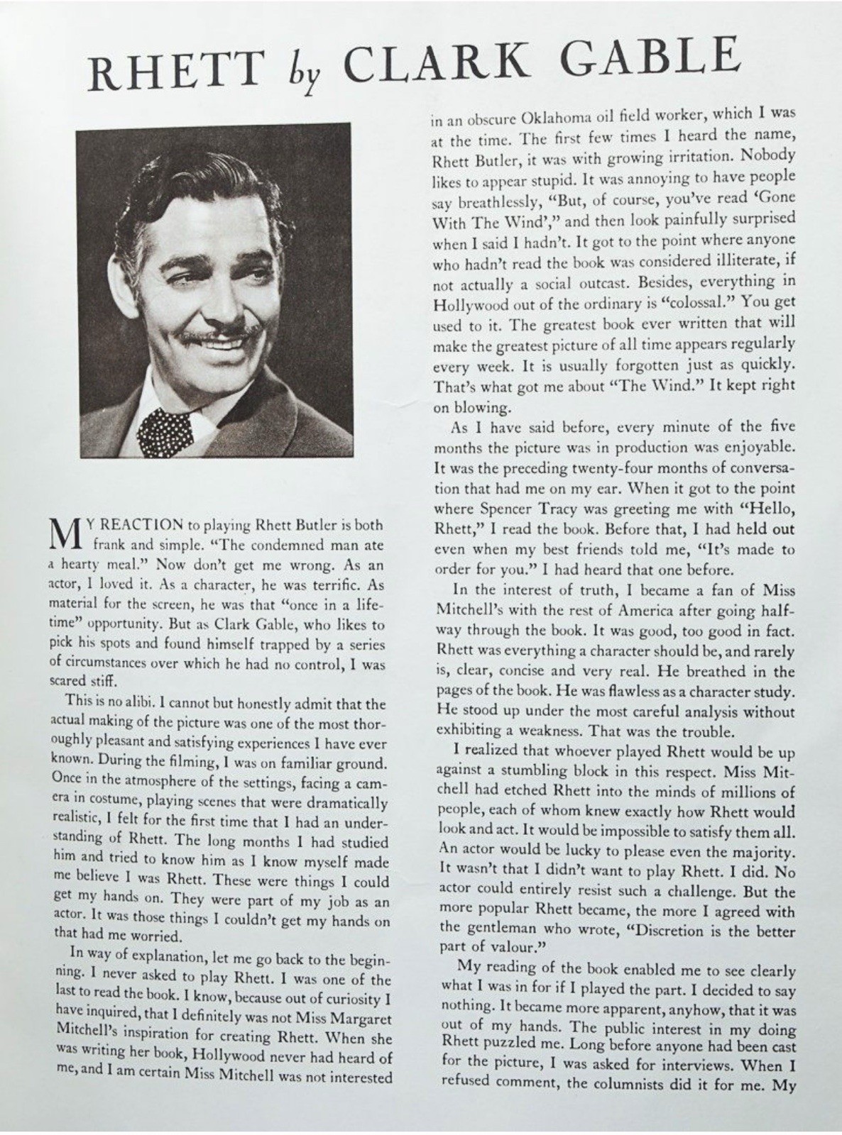 Gone With The Wind 1939 Signed Program Clark Gable Vivien Leigh 29 Cast Members