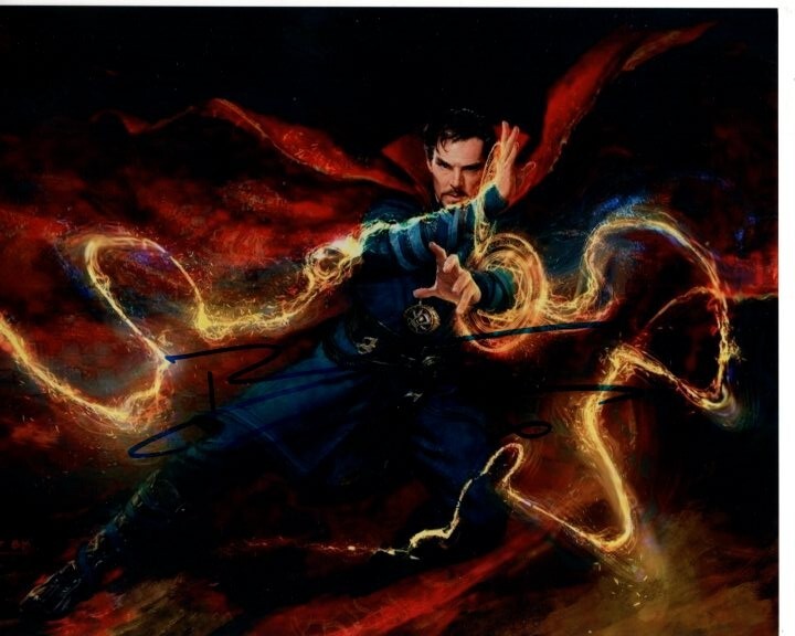 Benedict Cumberbatch signed autograph 8×10 Doctor Strange photo COA