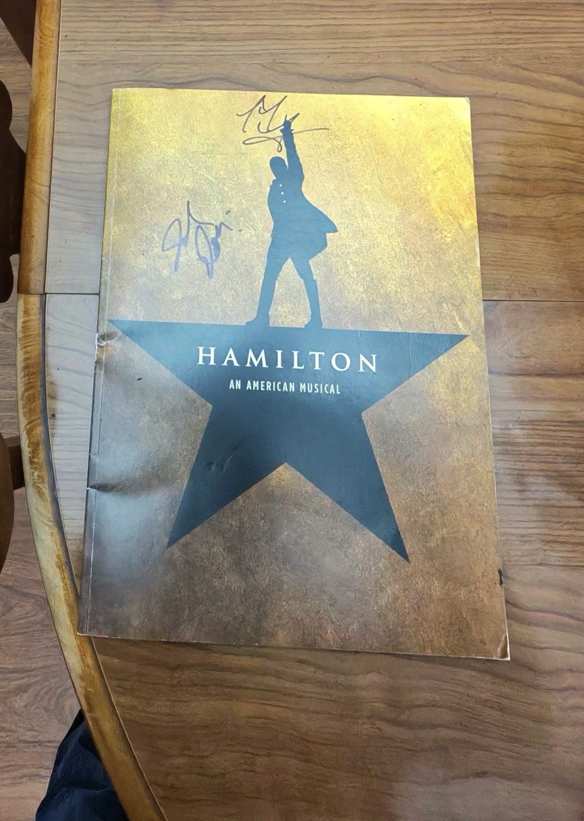 Hamilton Musical original cast signed autographed Book
