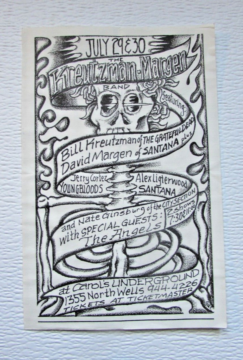 GRATEFUL DEAD-KREUTZMAN HAND BILL