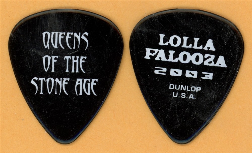 Queens of the Stone Age Vintage Guitar Pick – 2003 LollaPalooza Tour