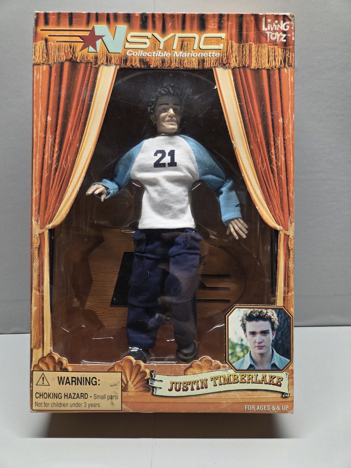 Justin Timberlake Marionette Doll NSYNC On Tour 2000 Collector’s Edition