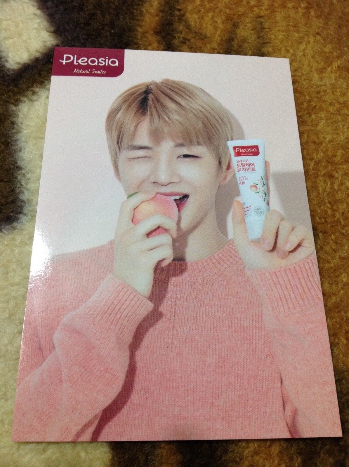 Wanna One x Pleasia Promotional Limited Photo Kang Daniel