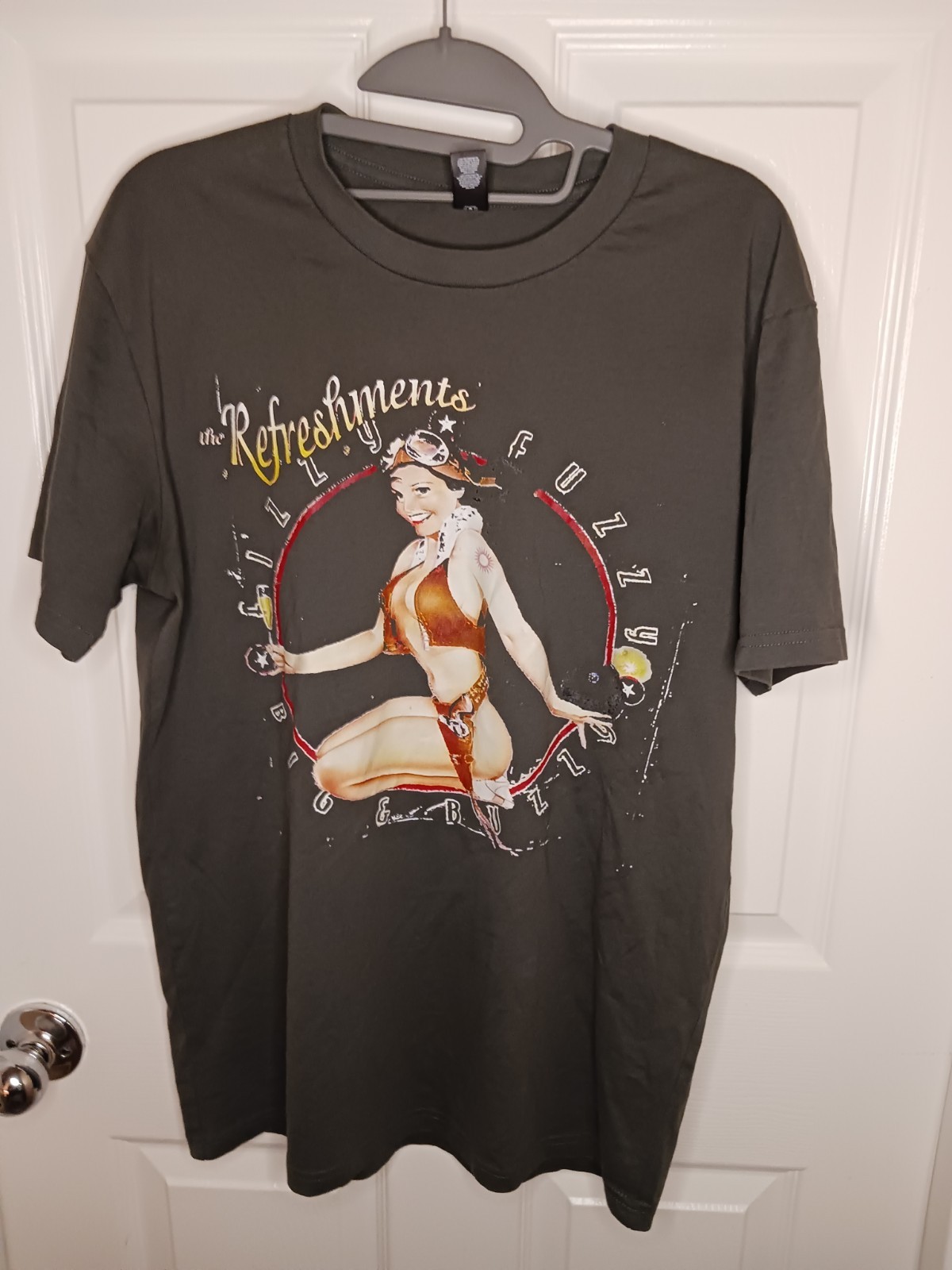 90’s Style Repro The Refreshments (American band) Alternative Rock Tour T-shirt