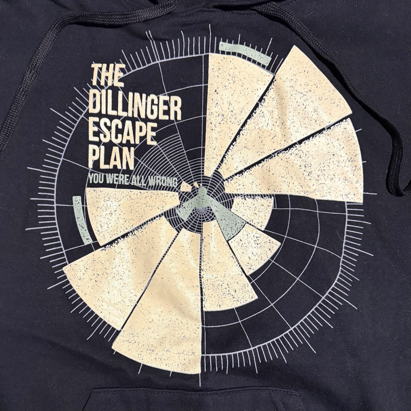 [2007~TDEP] The Dillinger Escape Plan – ‘YOU WERE ALL WRONG’ – PULLOVER HOODIE