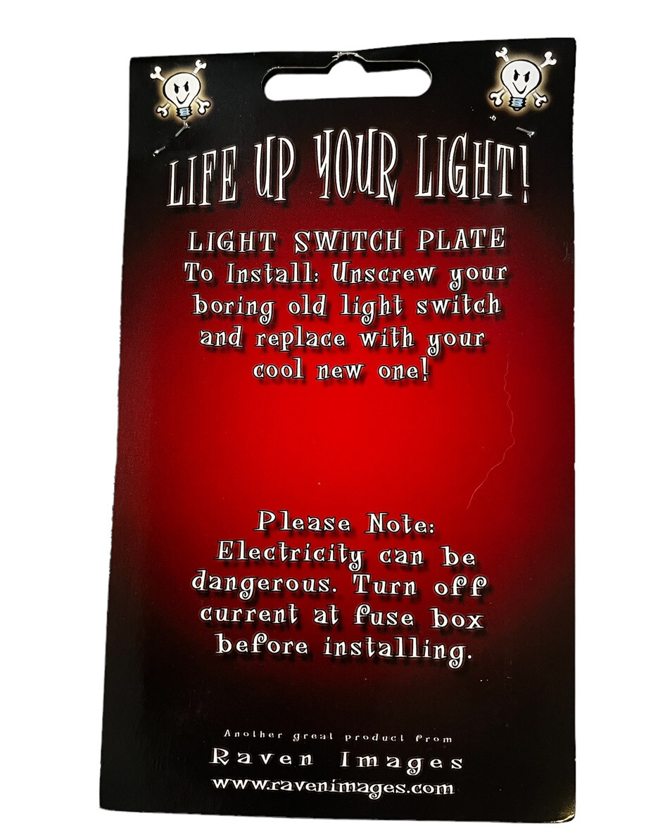 Rolling Stones Light Switch Plate Cover NEW In Package Out Of Print Last One