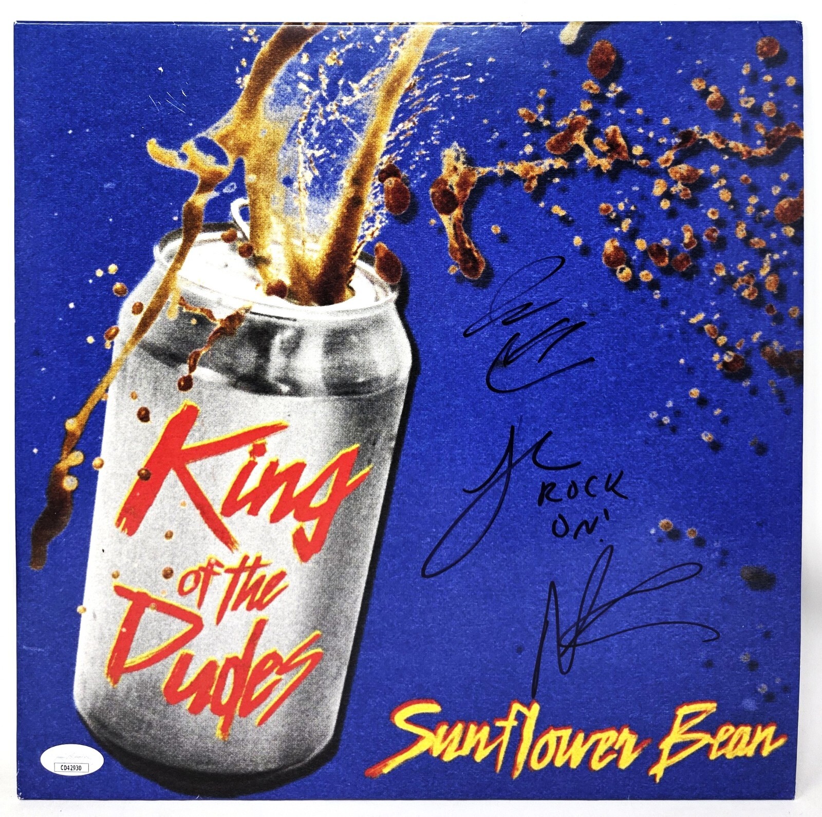 JULIA CUMMINGS + 2 Sunflower Bean Signed Vinyl “KING OF DUDES” JSA #CD42930