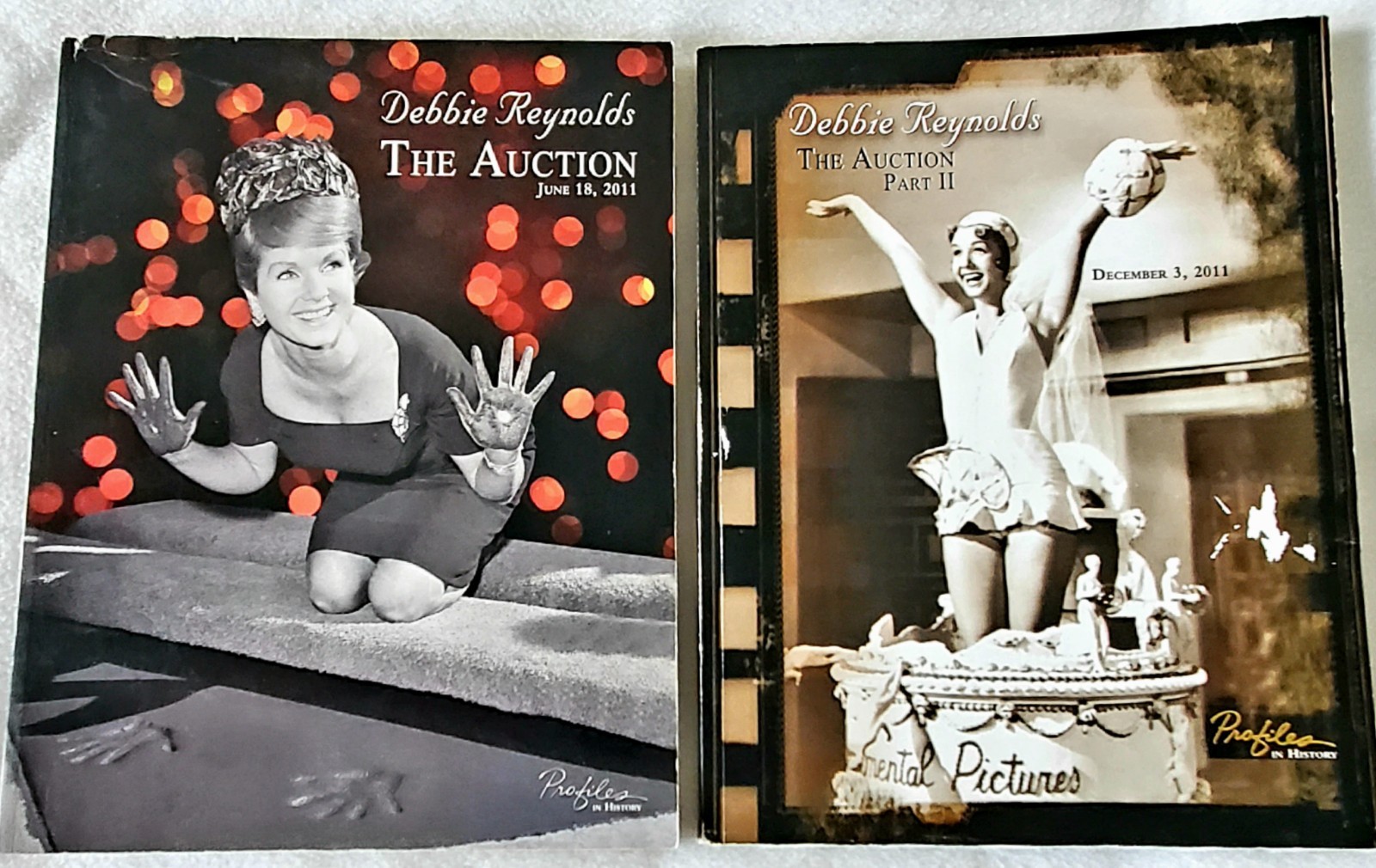 Debbie Reynolds The Auction Catalogs I & II Hollywood Wardrobe Collectible 2011