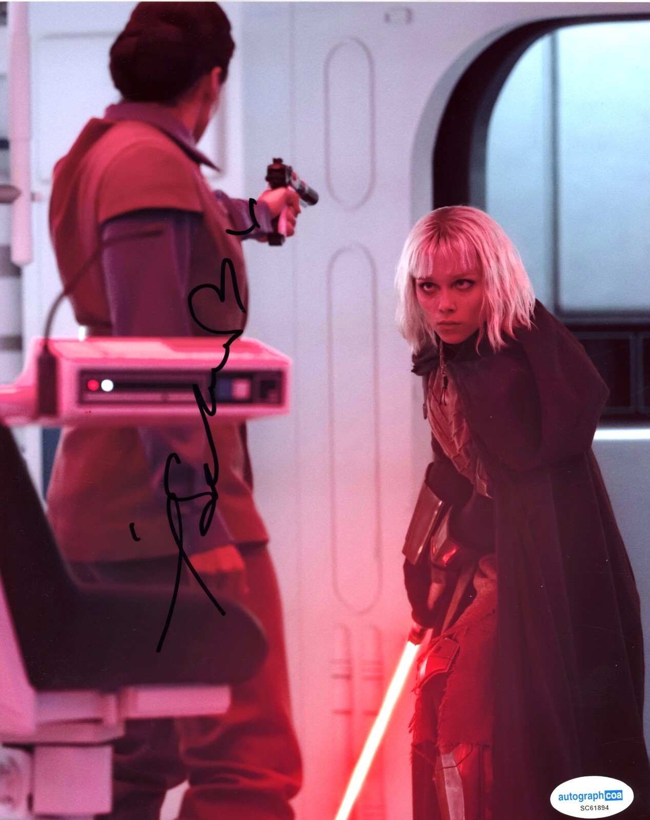 Ivanna Sakhno Ahsoka Autographed Signed 8×10 Photo ACOA